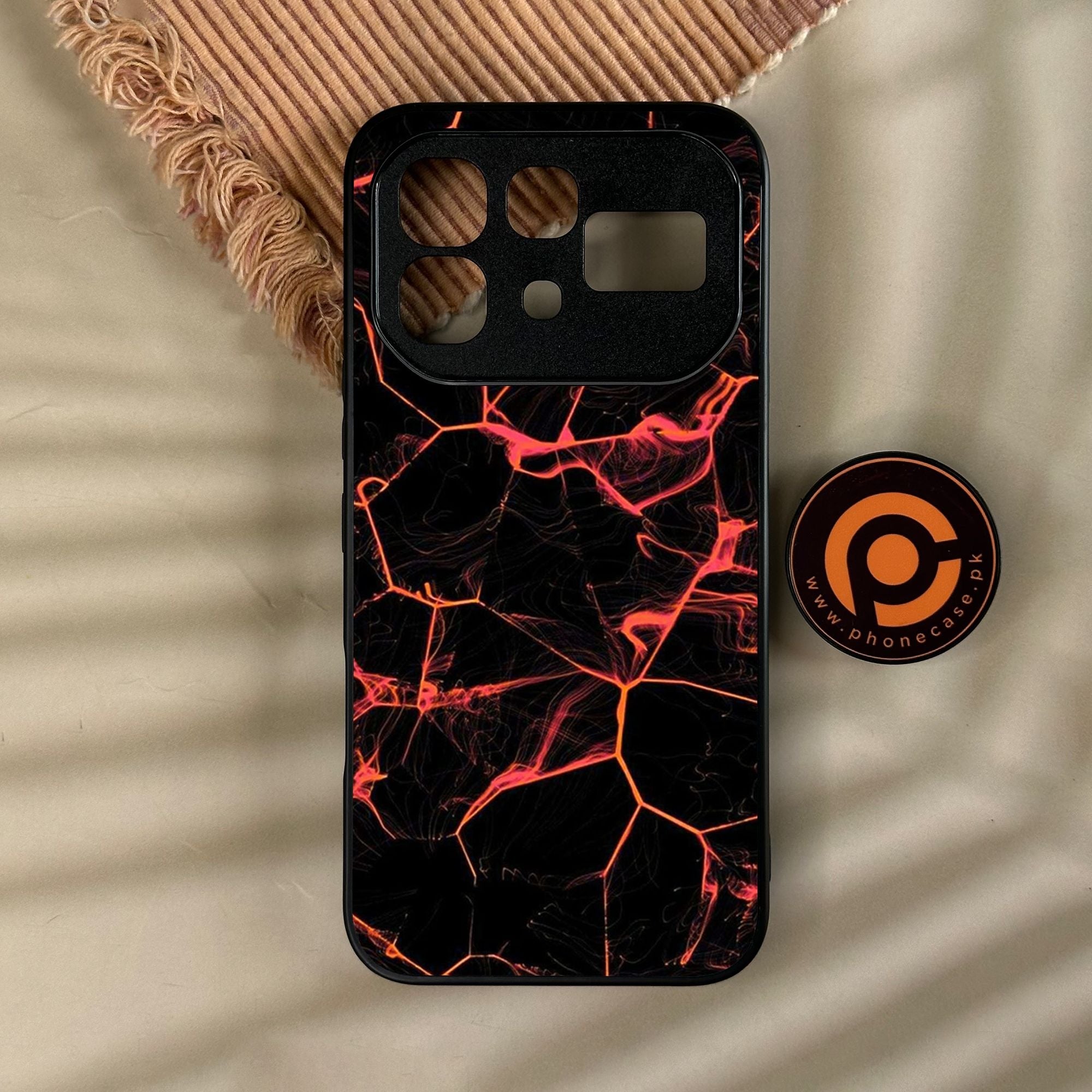 Infinix Note 60 - Black Marble Design 8 - Premium Metal Printed Soft Bumper Shock Proof Case