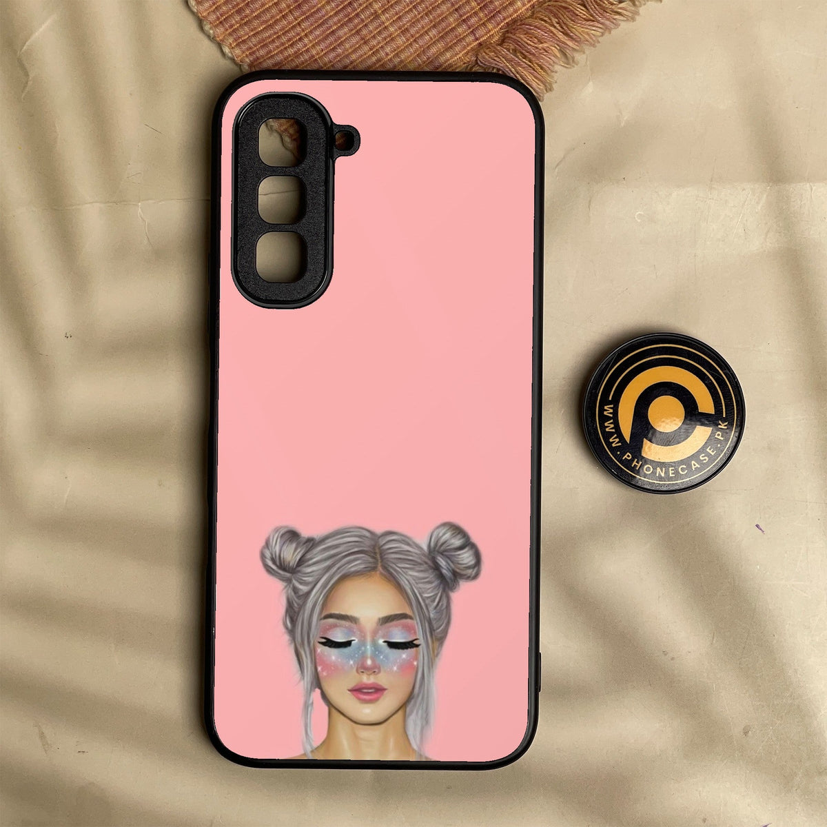 Infinix Hot 70 - Anime Girls Design 4 - Premium Metal Printed Soft Bumper Shock Proof Case