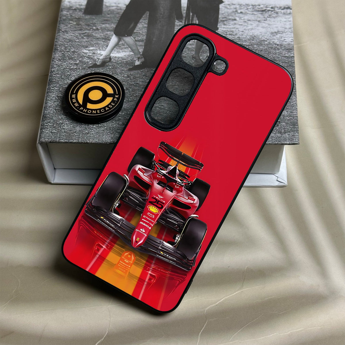 Infinix Hot 70 Pro - Formula 1 Design - Premium Metal Printed Soft Bumper Shock Proof Case
