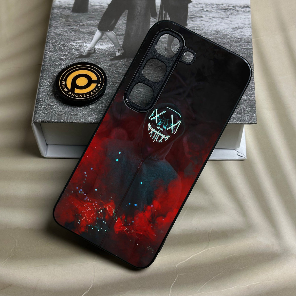 Infinix Hot 70 Pro - Anonymous 2.0 Design 3 - Premium Metal Printed Soft Bumper Shock Proof Case