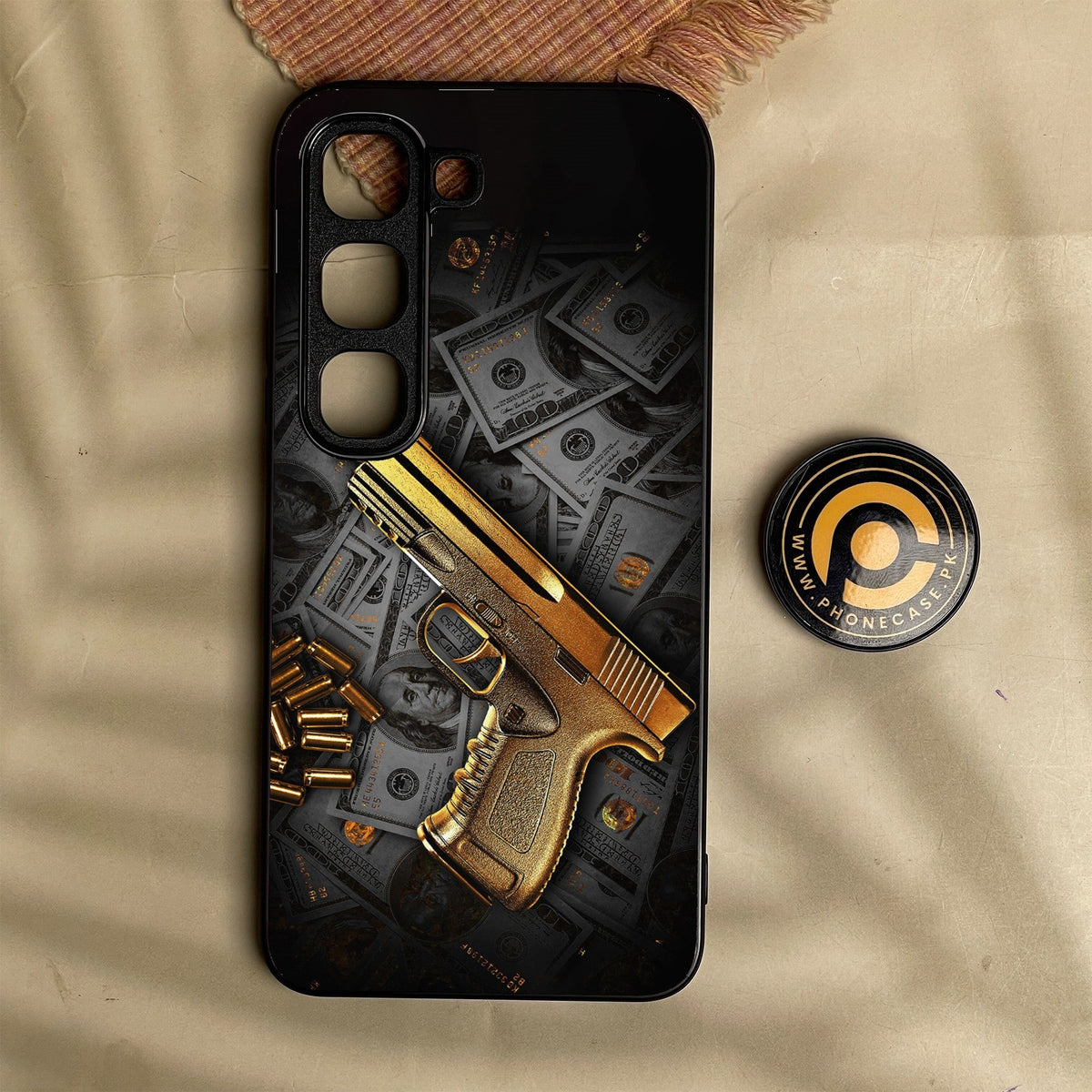 Infinix Hot 70 Pro - Dollar Design 7 - Premium Metal Printed Soft Bumper Shock Proof Case