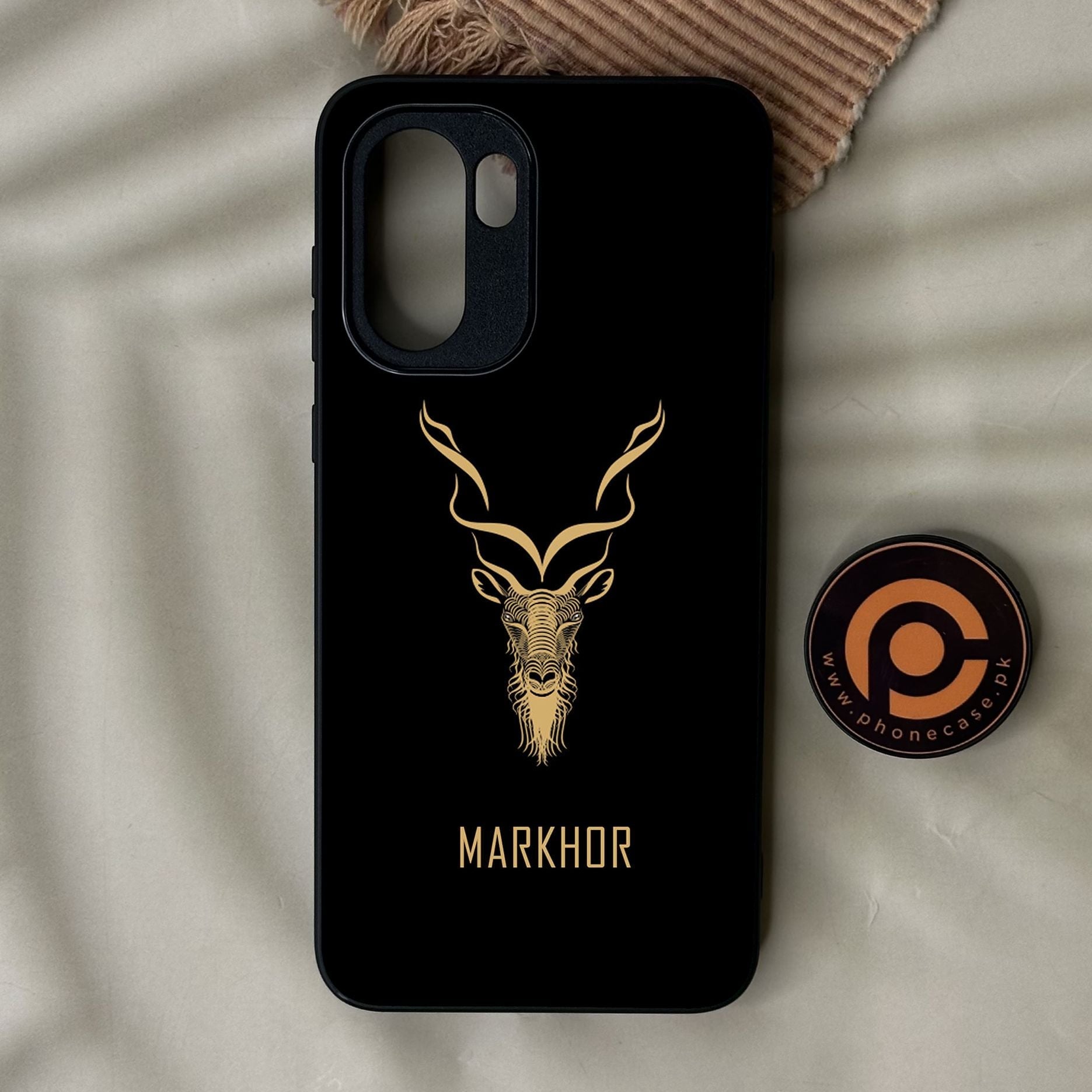 OnePlus 15R - Markhor Design 3 - Premium Metal Printed Soft Bumper Shock Proof Case