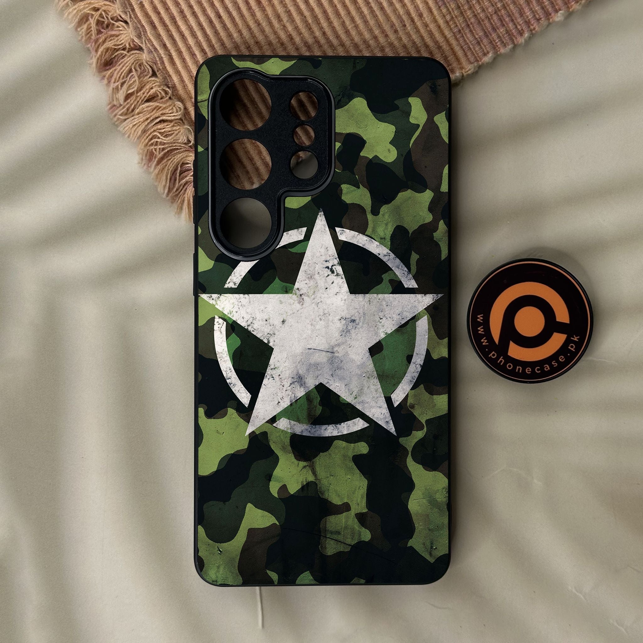 Galaxy S26 Ultra - Ndcom - Premium Metal Printed Soft Bumper Shock Proof Case