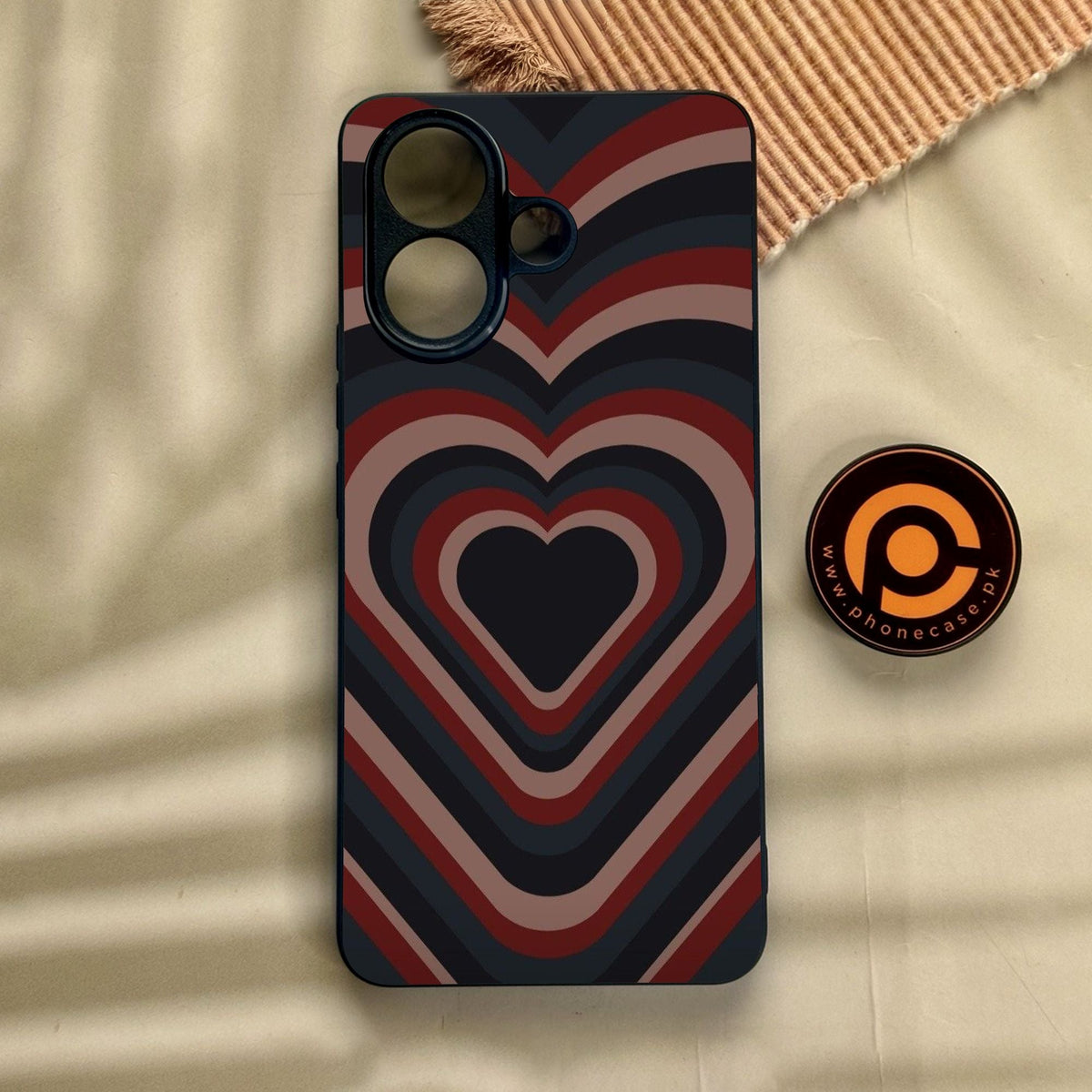 Vivo V60 Lite  - Heart 2.0 Design 4 - Premium Metal Printed Soft Bumper Shock Proof Case