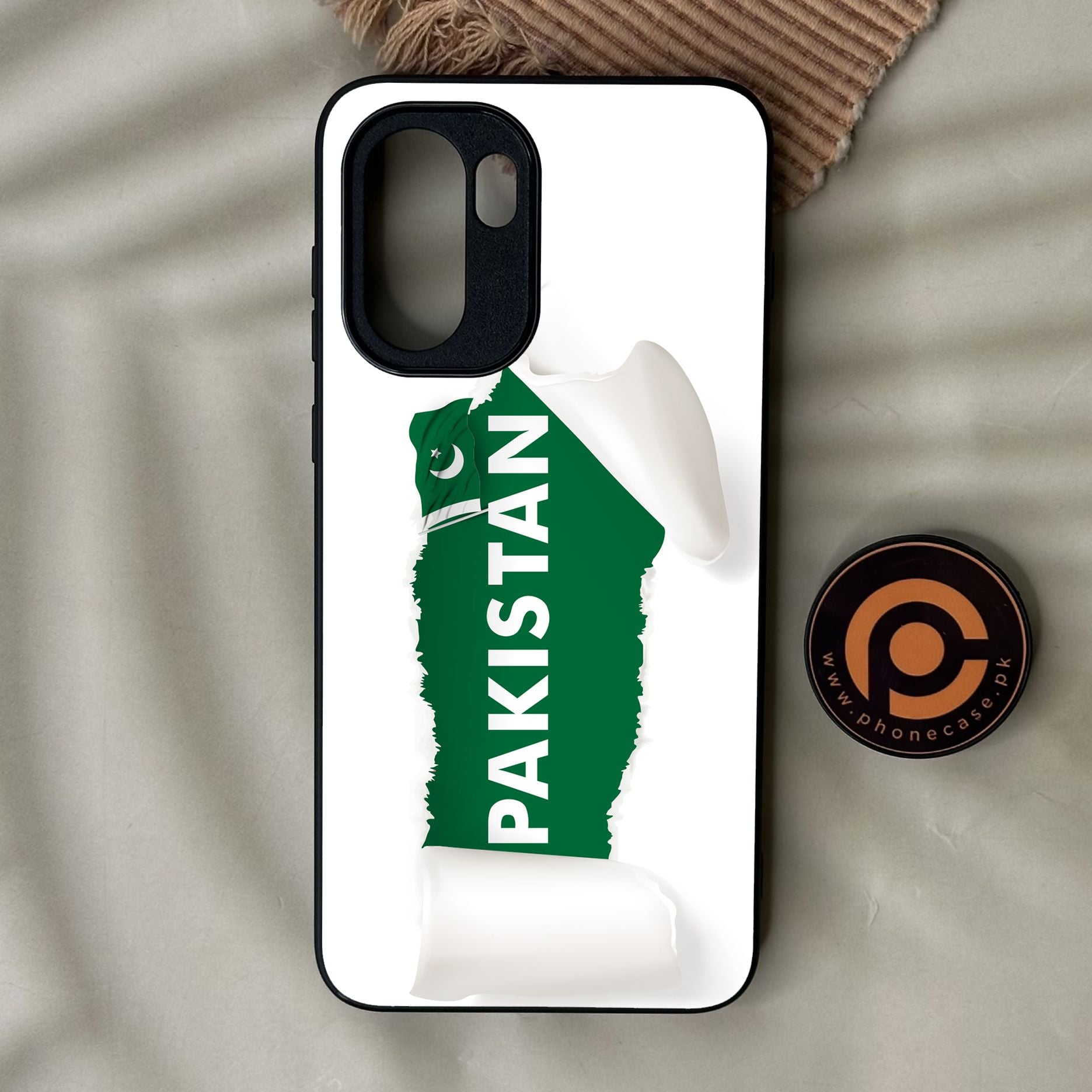 OnePlus Ace 6 - Pakistani Flag Design 3 - Premium Metal Printed Soft Bumper Shock Proof Case