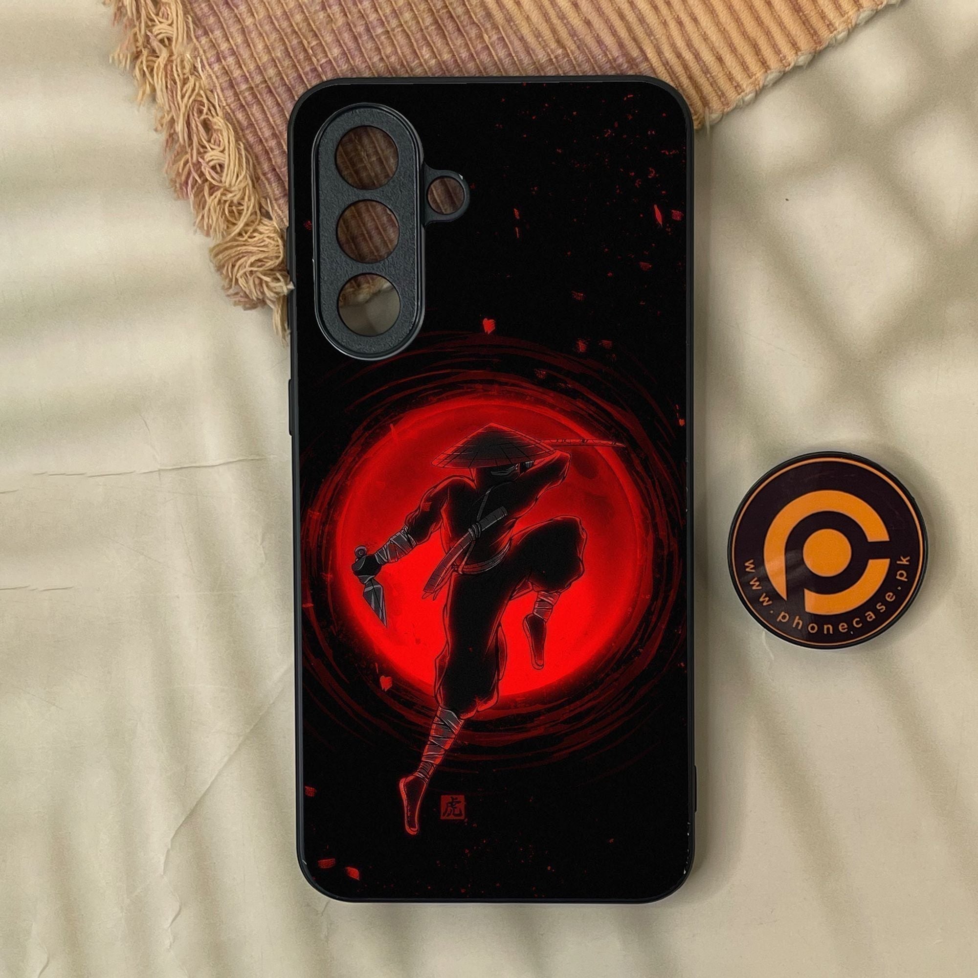 Samsung Galaxy A57 - Ninja Design 5 - Premium Metal Printed Soft Bumper Shock Proof Case