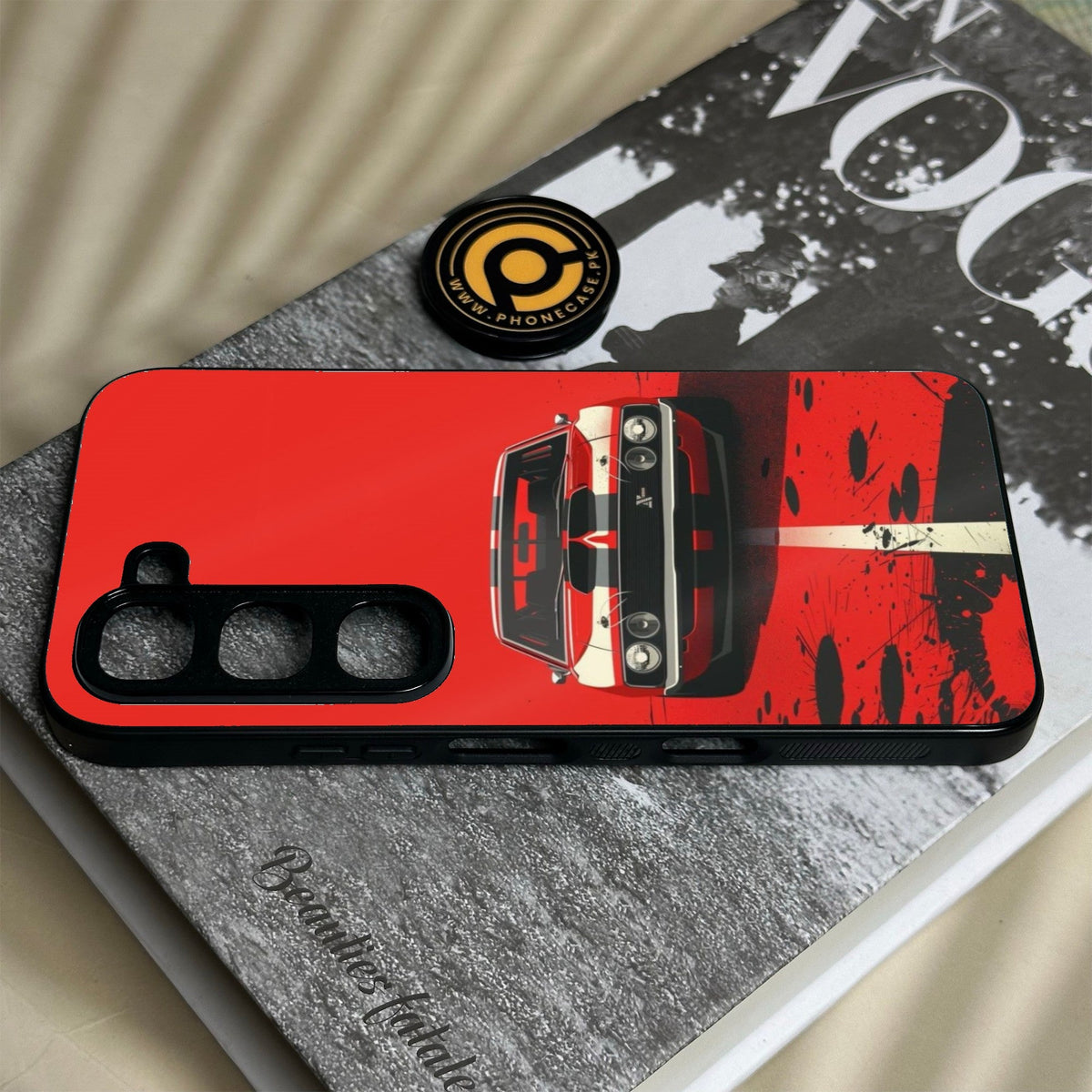 Infinix Hot 70 Pro - Classic Racer Vibes - Premium Metal Printed Soft Bumper Shock Proof Case