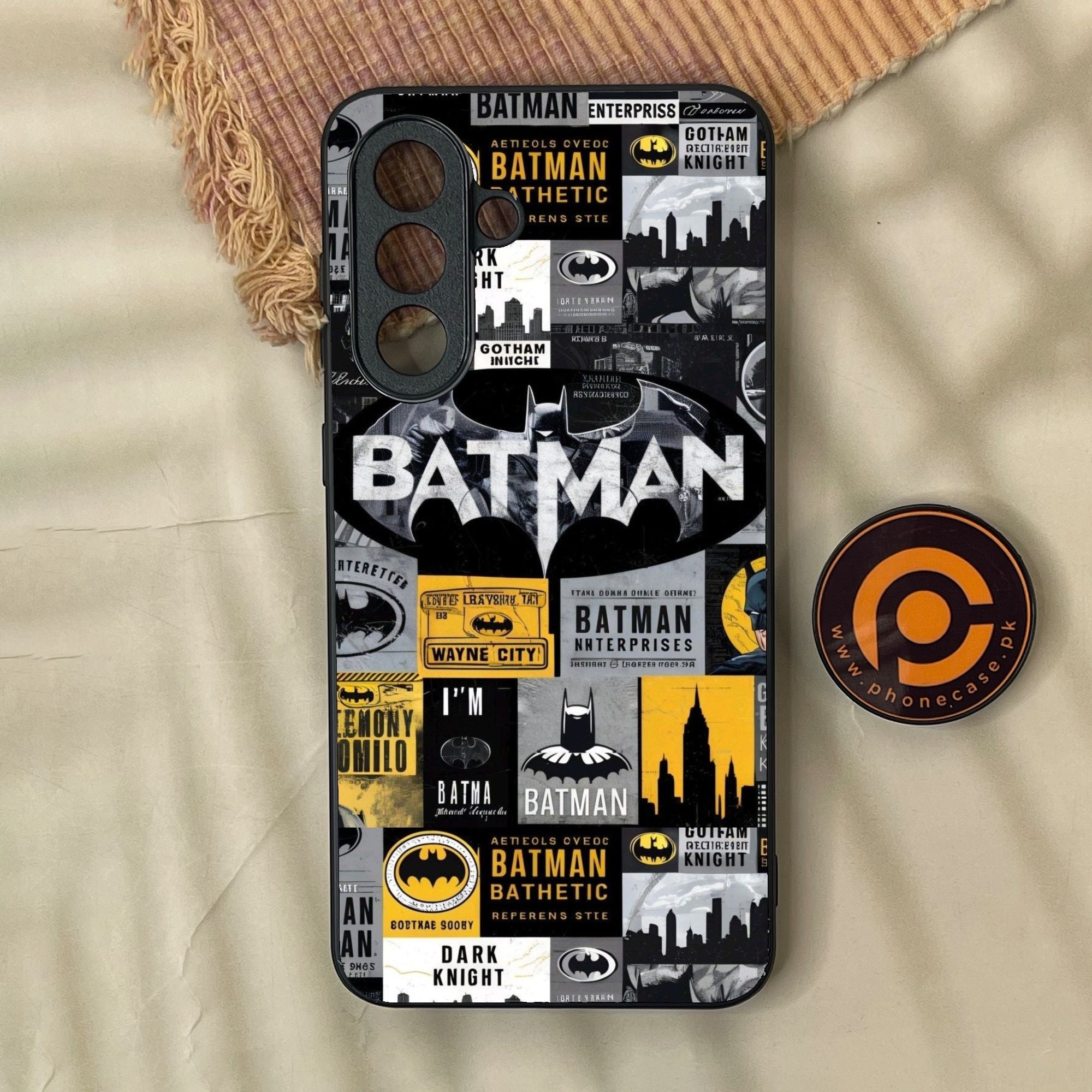 Samsung Galaxy A57 - The Gotham Collage - Premium Metal Printed Soft Bumper Shock Proof Case