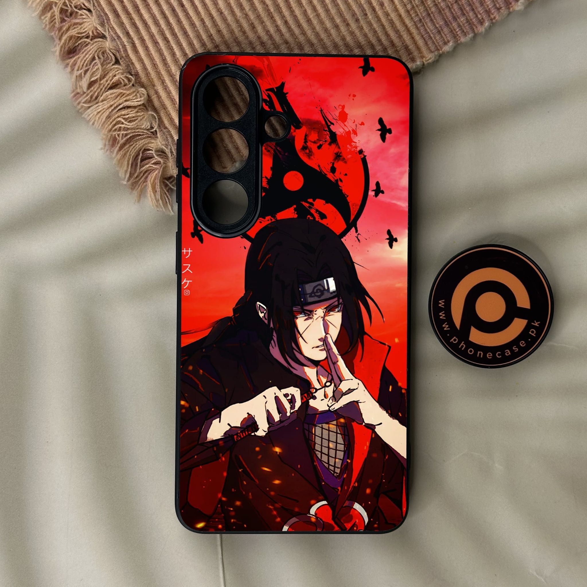 Galaxy S26 - Uchiha Itachi - Premium Metal Printed Soft Bumper Shock Proof Case