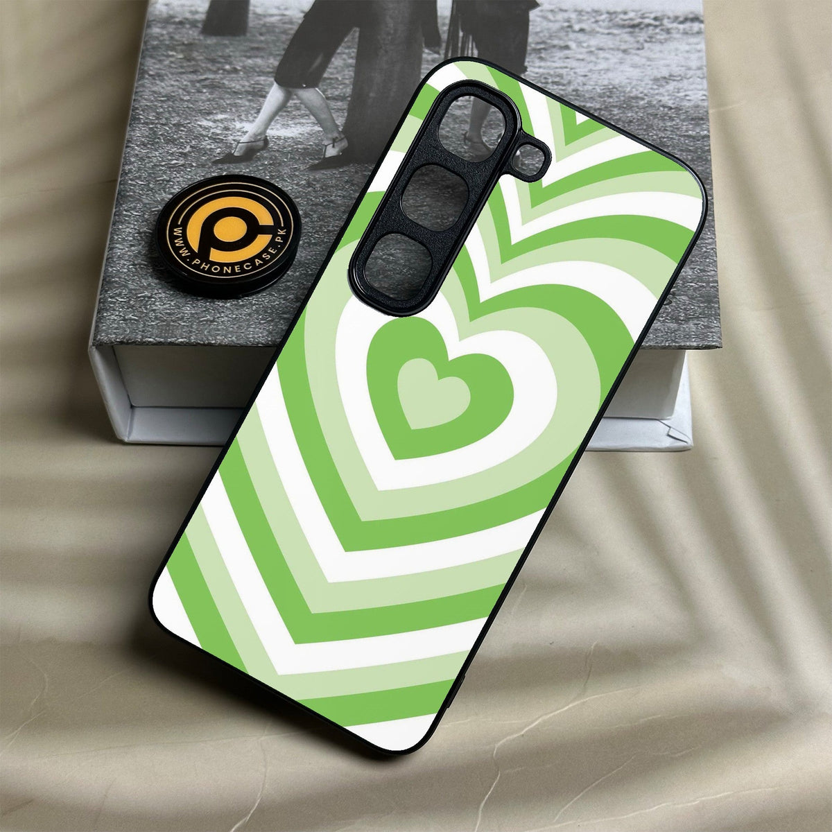 Infinix Hot 70 Pro - Heartbeat Design 10 - Premium Metal Printed Soft Bumper Shock Proof Case