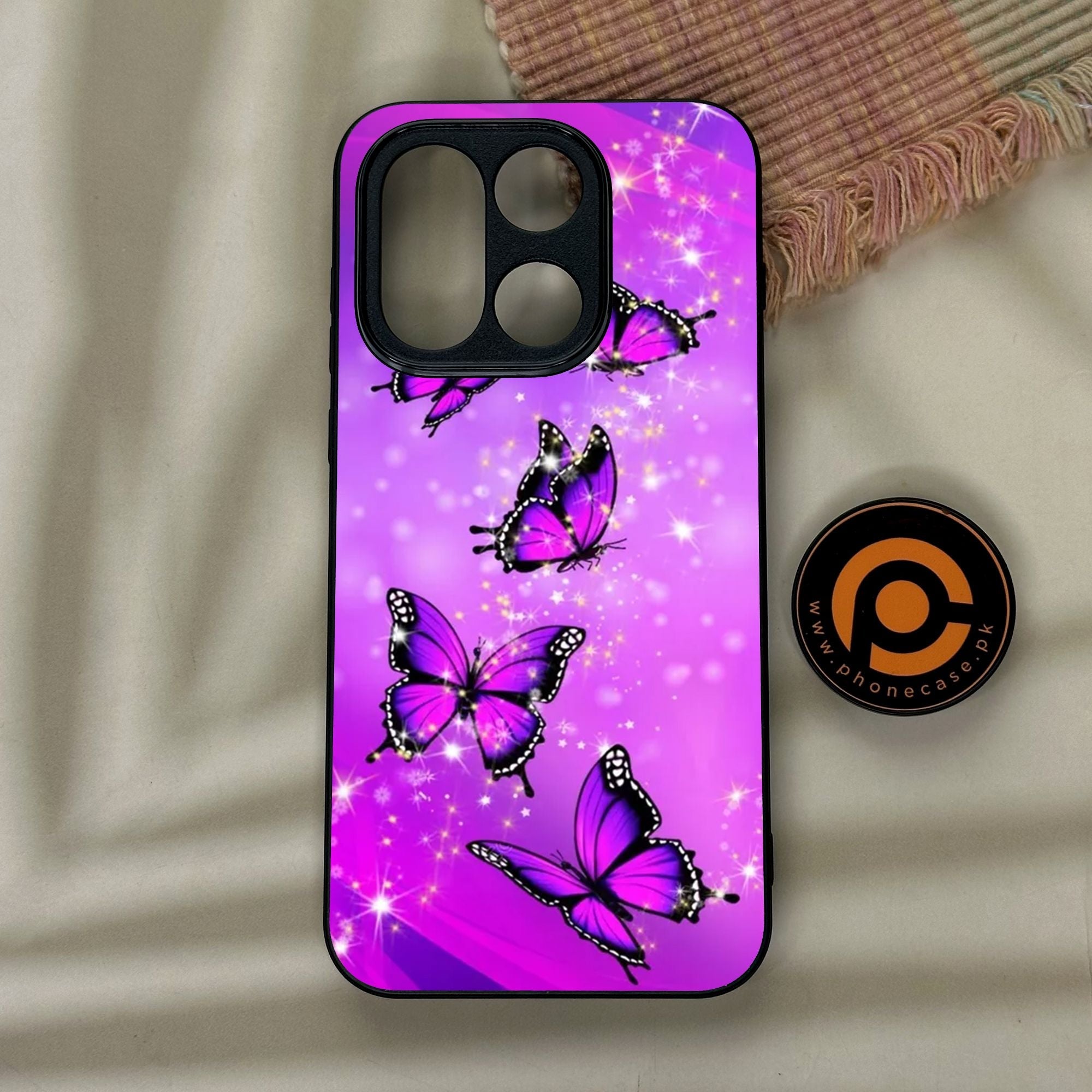 OnePlus 15 - Butterflies Design 8 - Premium Metal Printed Soft Bumper Shock Proof Case