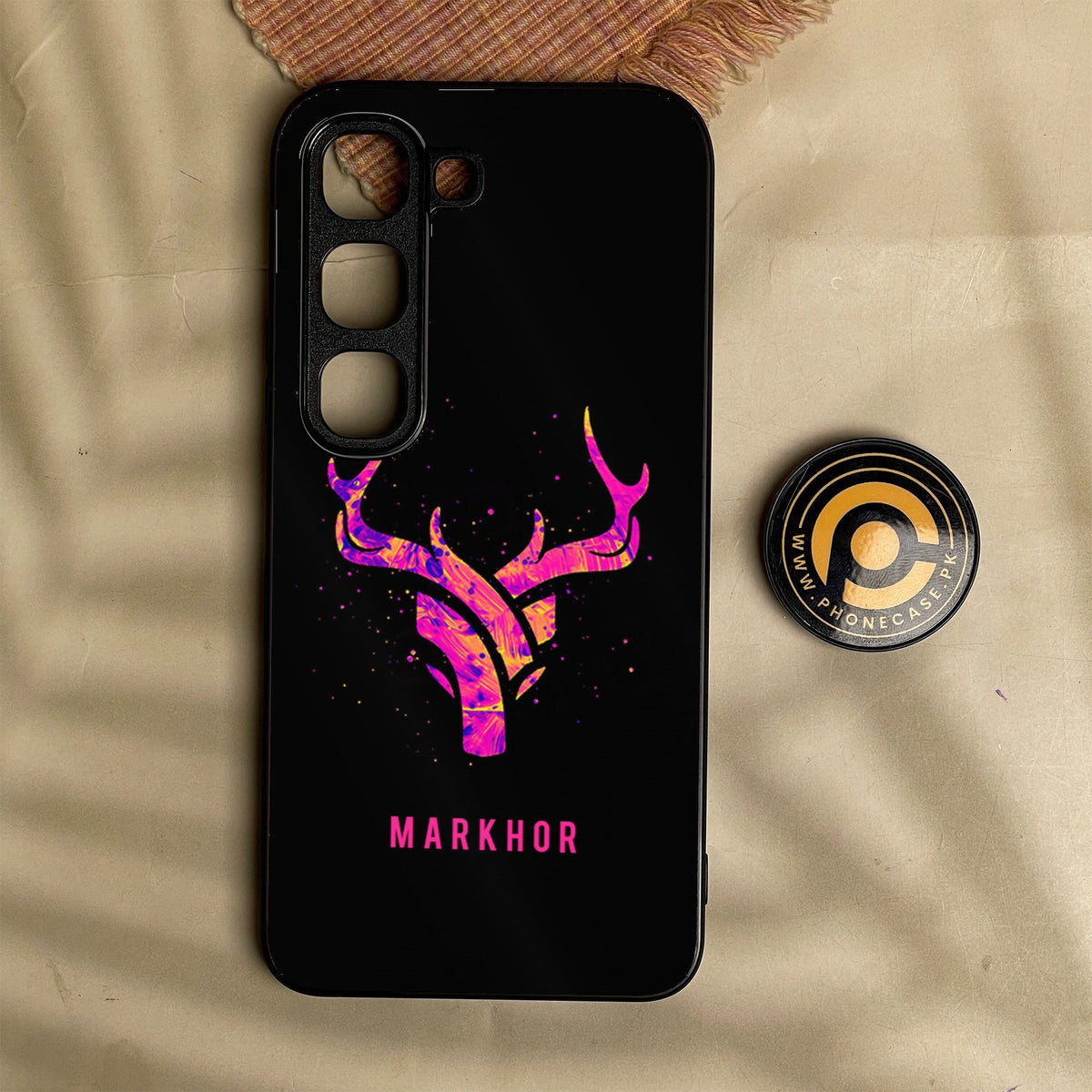 Infinix Hot 70 Pro - Markhor Design 6 - Premium Metal Printed Soft Bumper Shock Proof Case