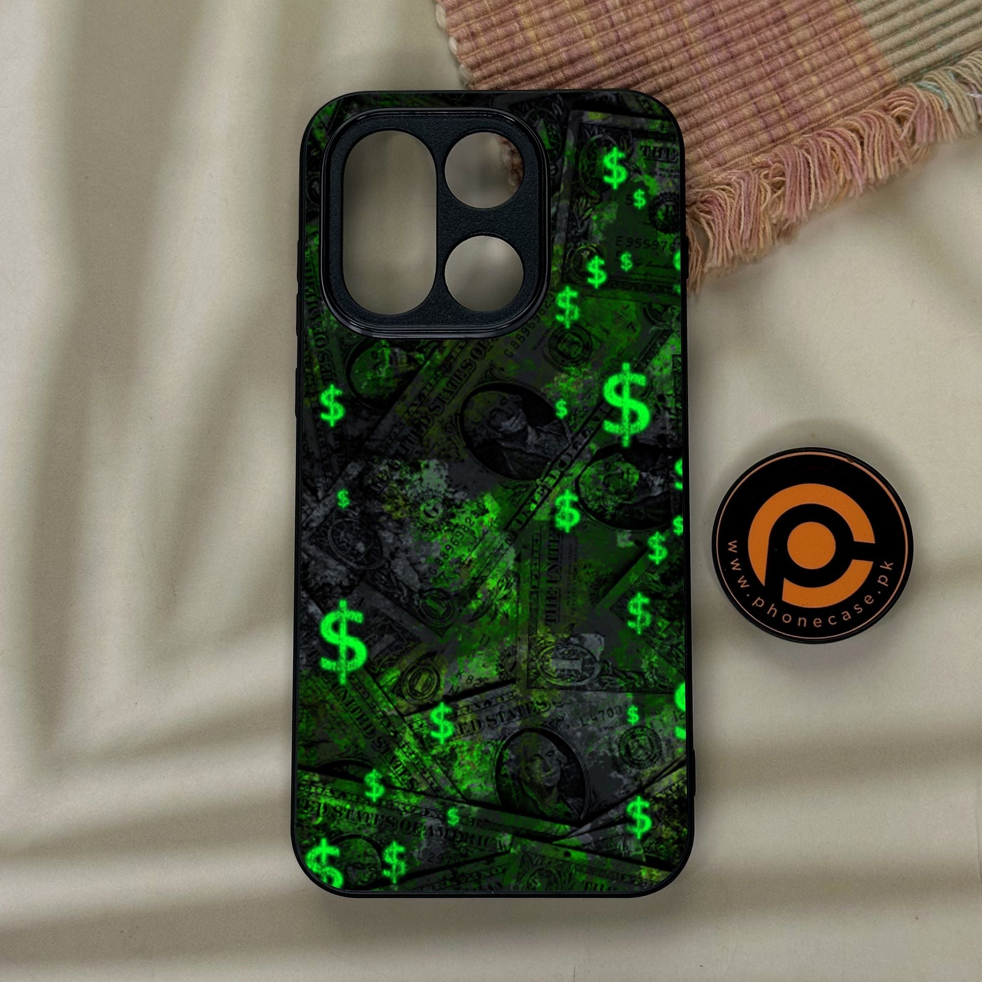 OnePlus 15 - Dollar Design 5 - Premium Metal Printed Soft Bumper Shock Proof Case