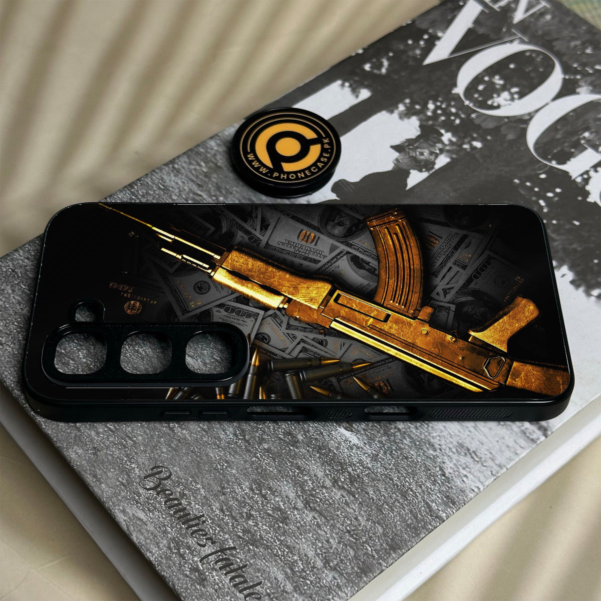 Infinix Hot 70 Pro - Dollar Design 6 - Premium Metal Printed Soft Bumper Shock Proof Case