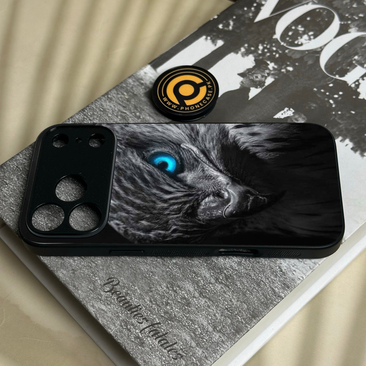 Iphone 18 Pro - Black Art Design 2 - Premium Metal Printed Soft Bumper Shock Proof Case