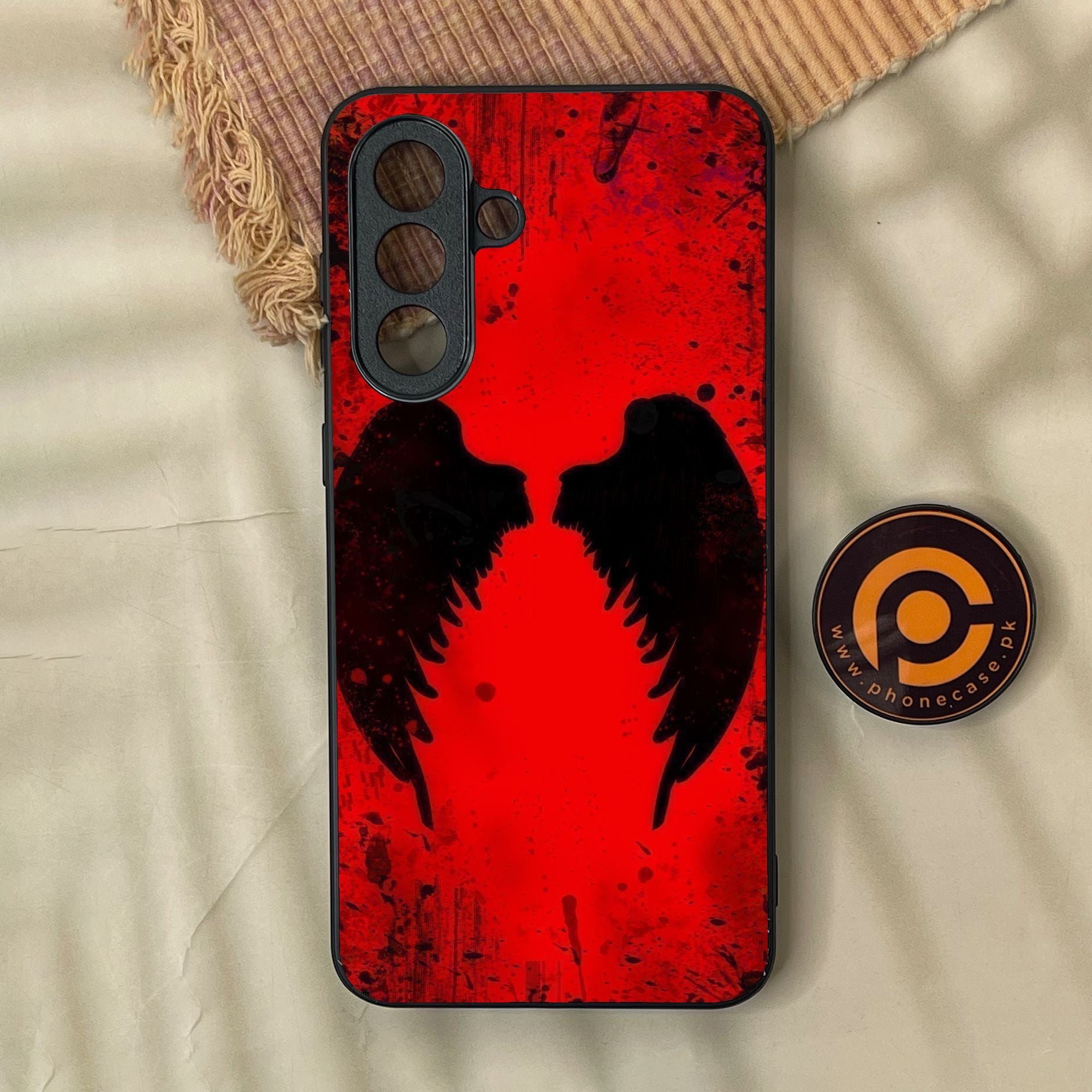 Samsung Galaxy A37 - Angel 2.0 Design 3 - Premium Metal Printed Soft Bumper Shock Proof Case