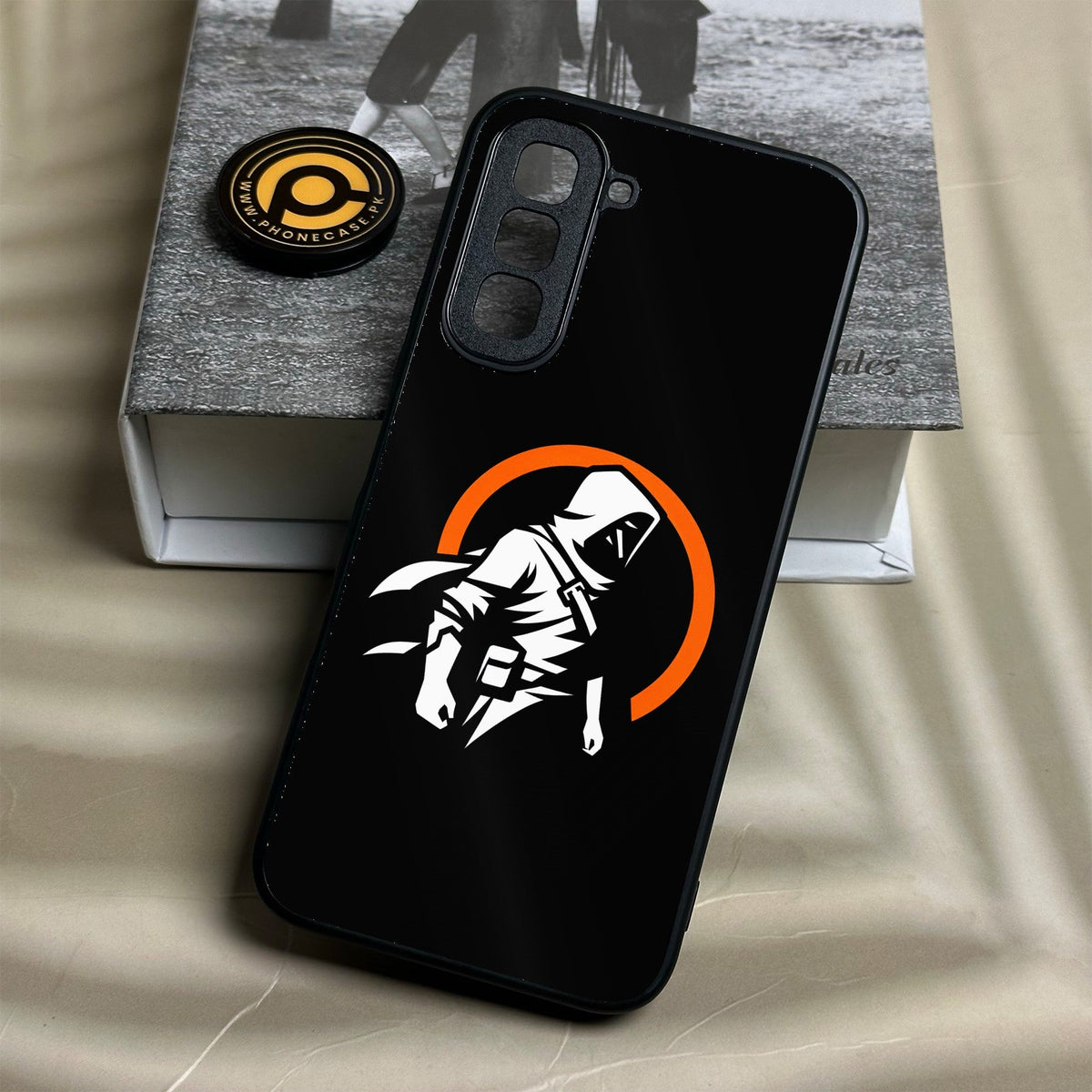 Infinix Hot 70 - Minimalistic Design 7 - Premium Metal Printed Soft Bumper Shock Proof Case