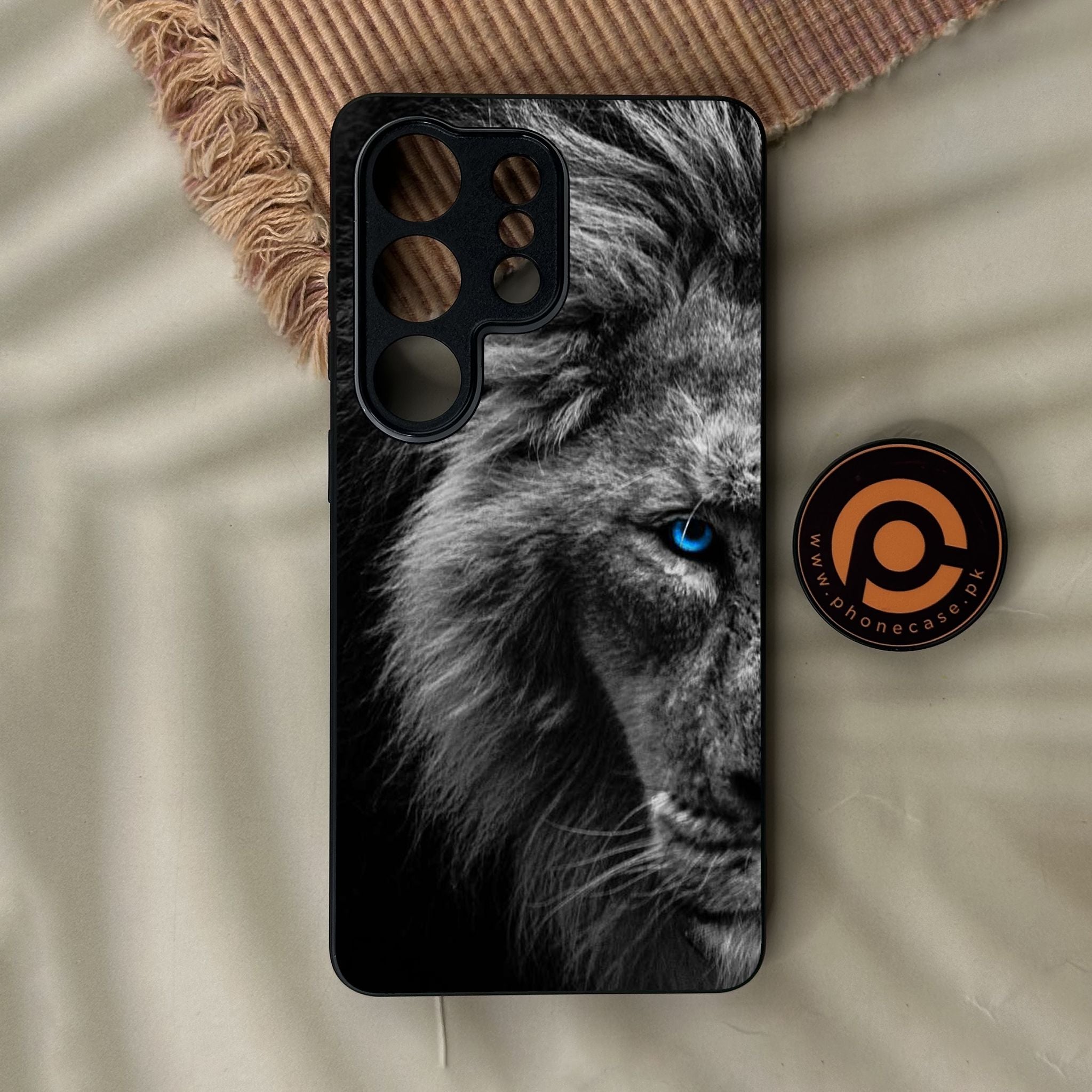 Galaxy S26 Ultra - Tiger Design 8 - Premium Metal Printed Soft Bumper Shock Proof Case