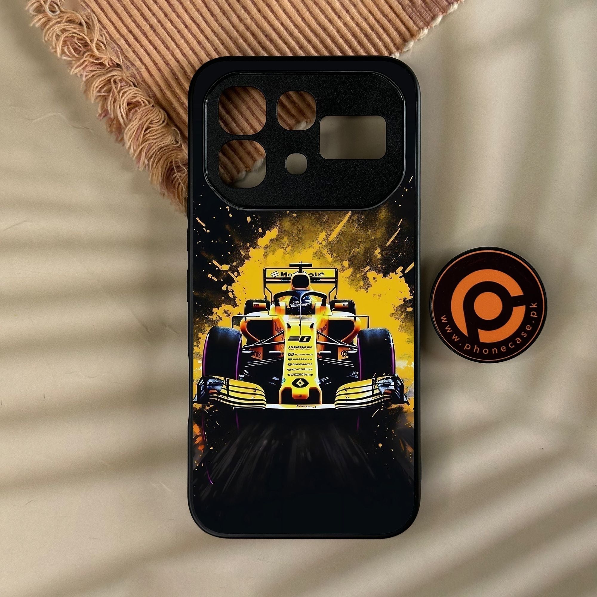 Infinix Note 60 Pro - Formula 1 Design 5 - Premium Metal Printed Soft Bumper Shock Proof Case