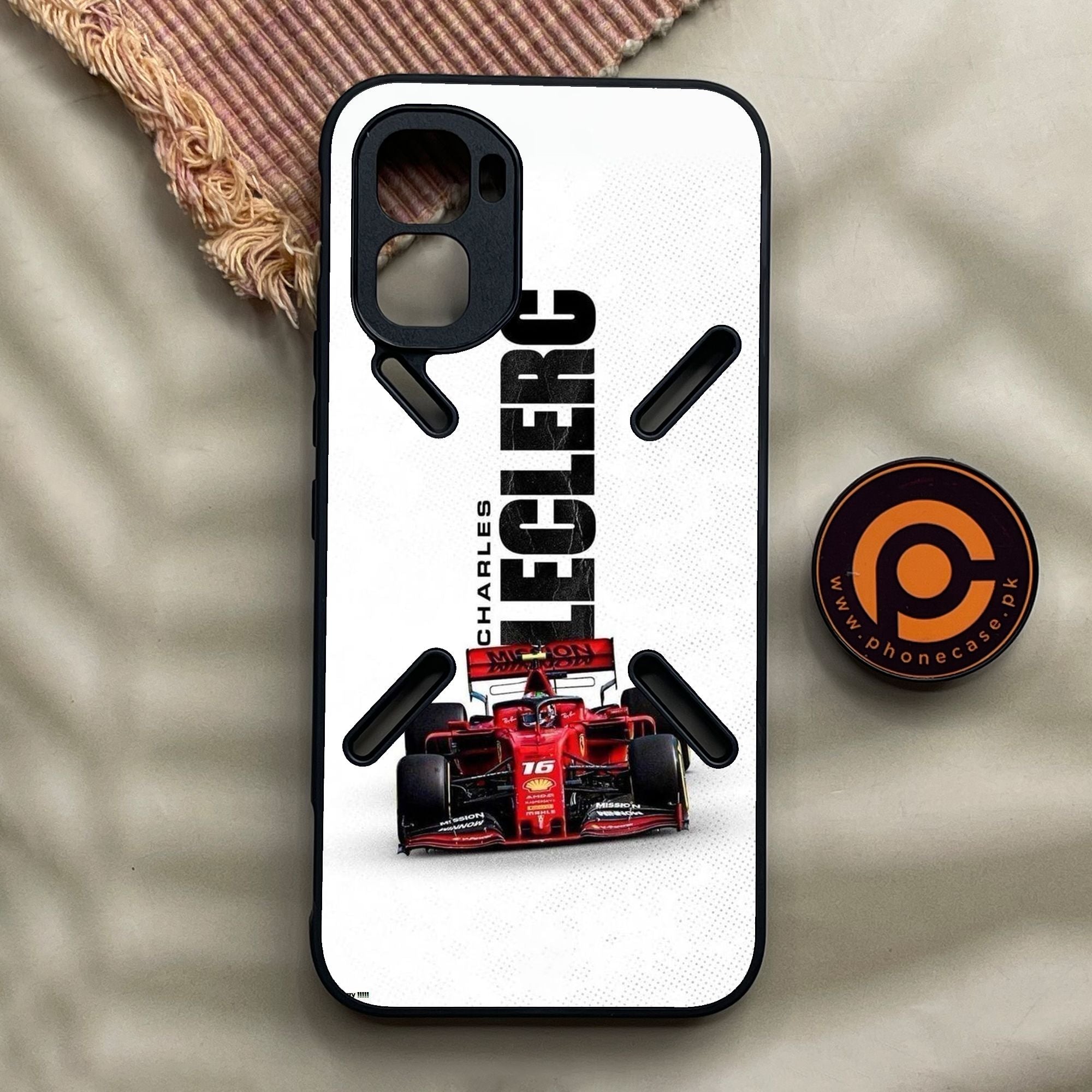 Infinix GT 50 Pro - Formula 1 Design 9 - Premium Metal Printed Soft Bumper Shock Proof Case
