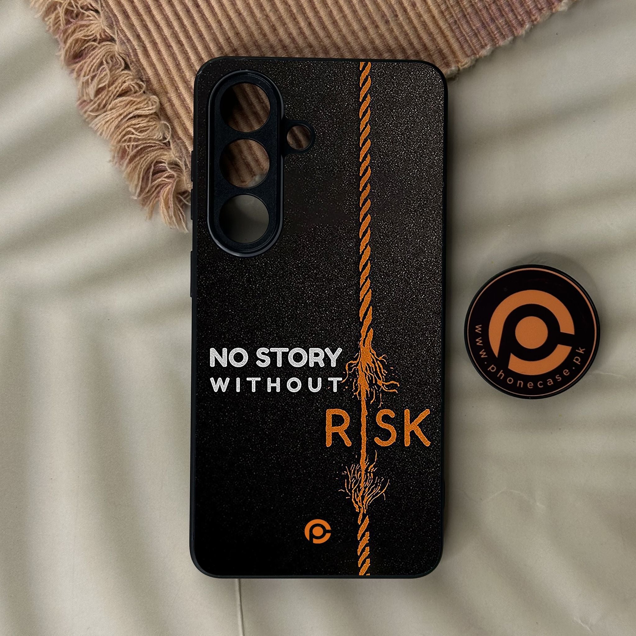 Galaxy S26 - The Risk Taker - Premium Metal Printed Soft Bumper Shock Proof Case