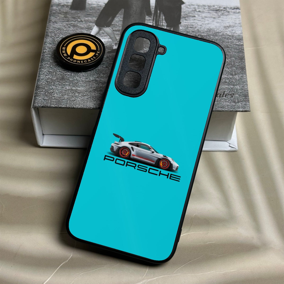 Infinix Hot 70 - Racing Series 2.0 Design 9 - Premium Metal Printed Soft Bumper Shock Proof Case