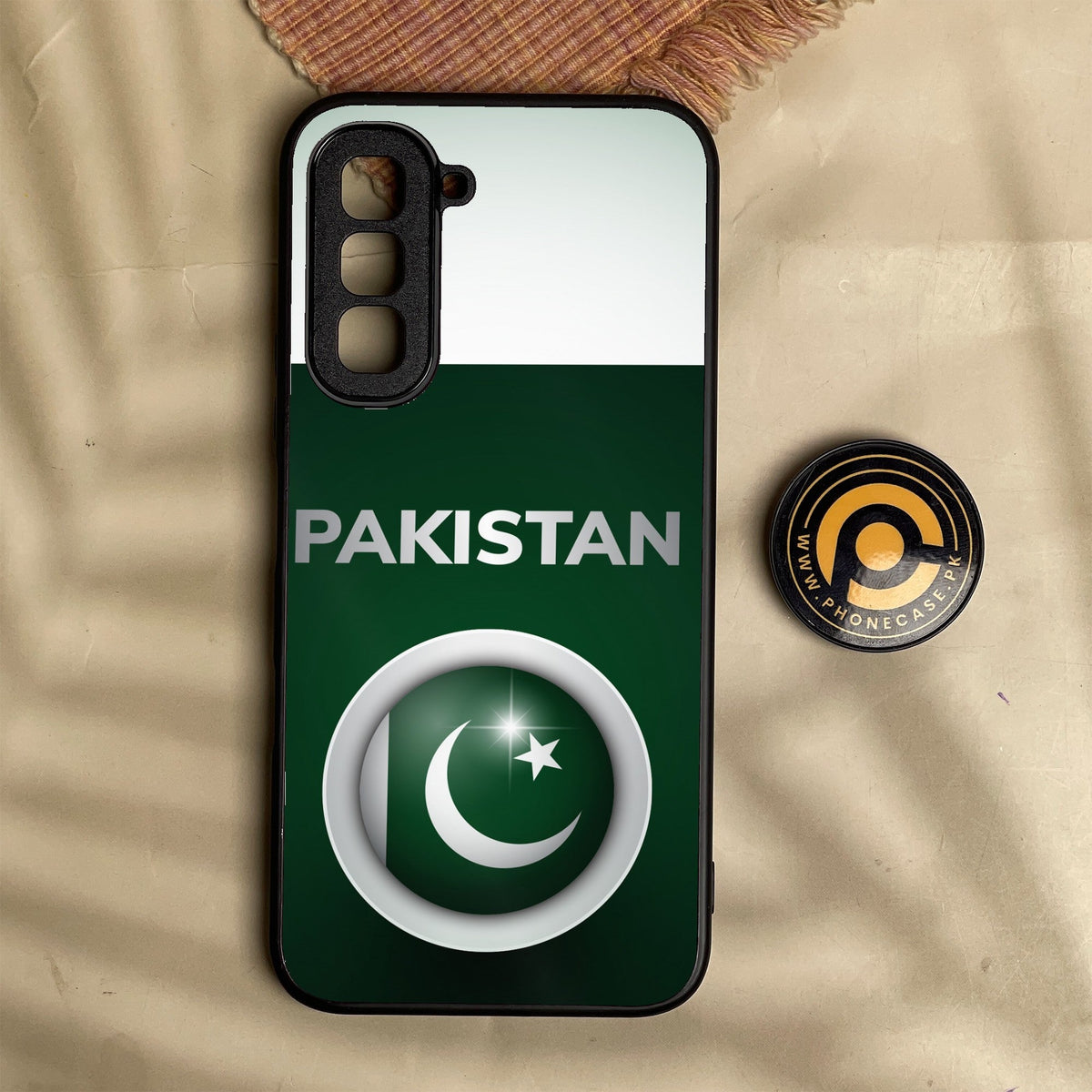 Infinix Hot 70 - Pakistani Flag Design 7 - Premium Metal Printed Soft Bumper Shock Proof Case