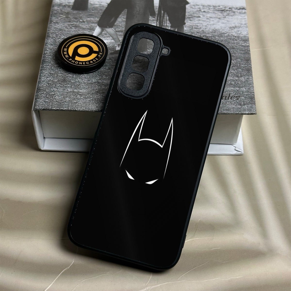 Infinix Hot 70 - Minimalistic Design 1 - Premium Metal Printed Soft Bumper Shock Proof Case