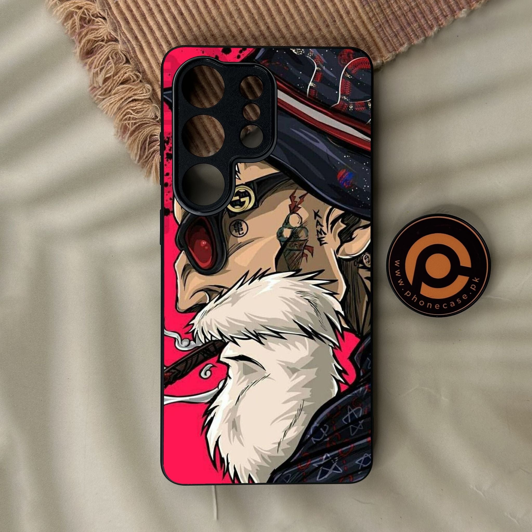 Galaxy S26 Ultra - Master Roshi - Premium Metal Printed Soft Bumper Shock Proof Case