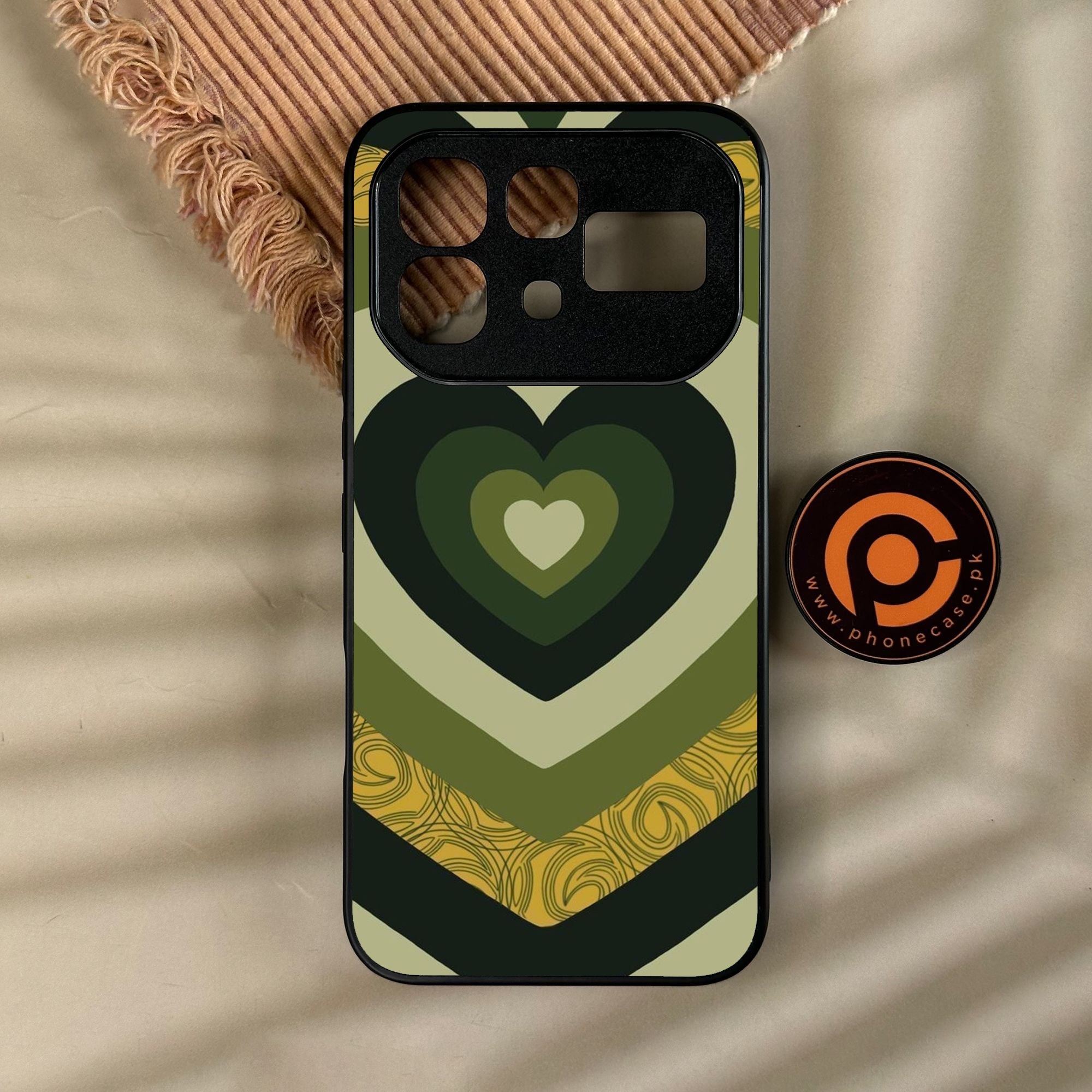 Infinix Note 60 - Heart 2.0 Design 1 - Premium Metal Printed Soft Bumper Shock Proof Case