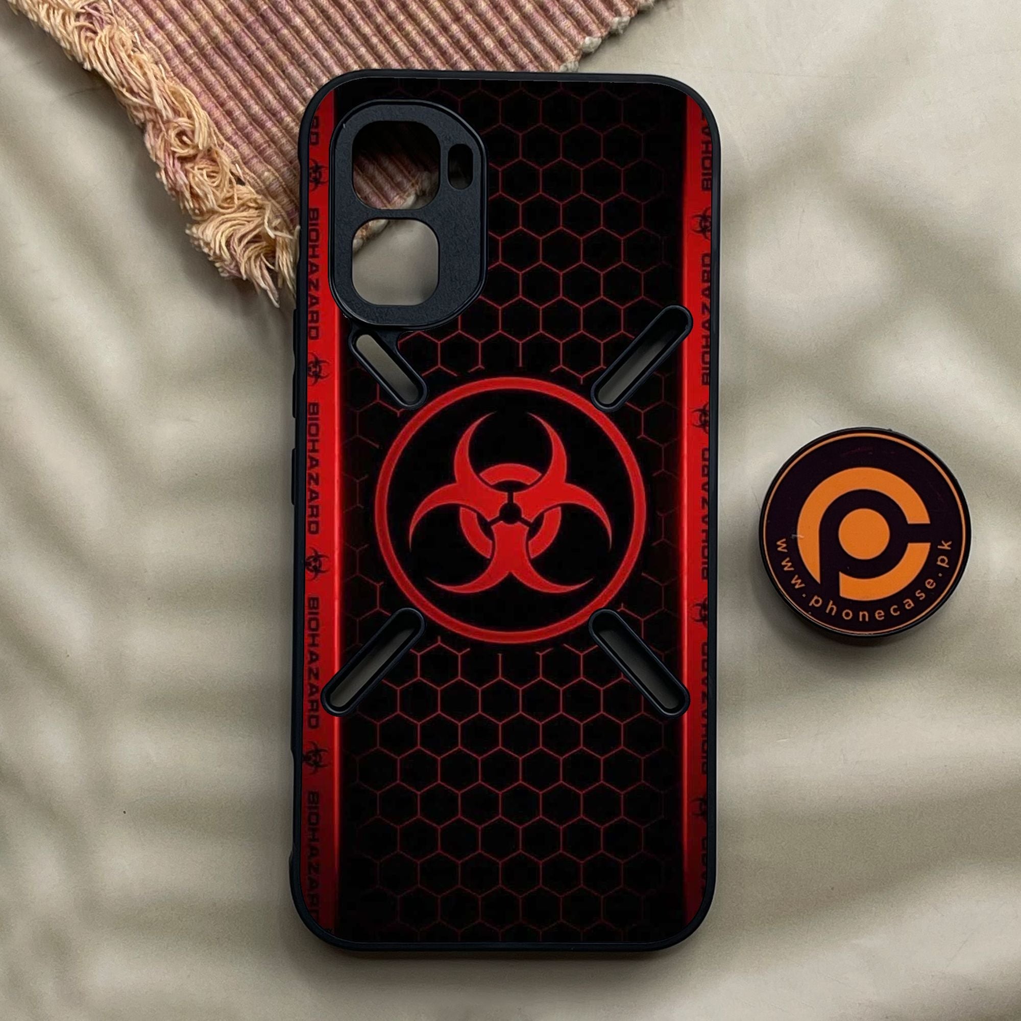 Infinix GT 50 Pro - Biohazard Design 5 - Premium Metal Printed Soft Bumper Shock Proof Case