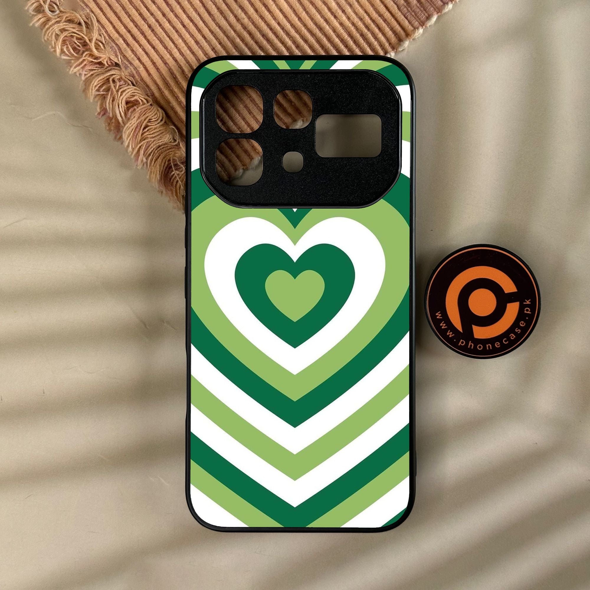 Infinix Note 60 - Heartbeat Design 4 - Premium Metal Printed Soft Bumper Shock Proof Case