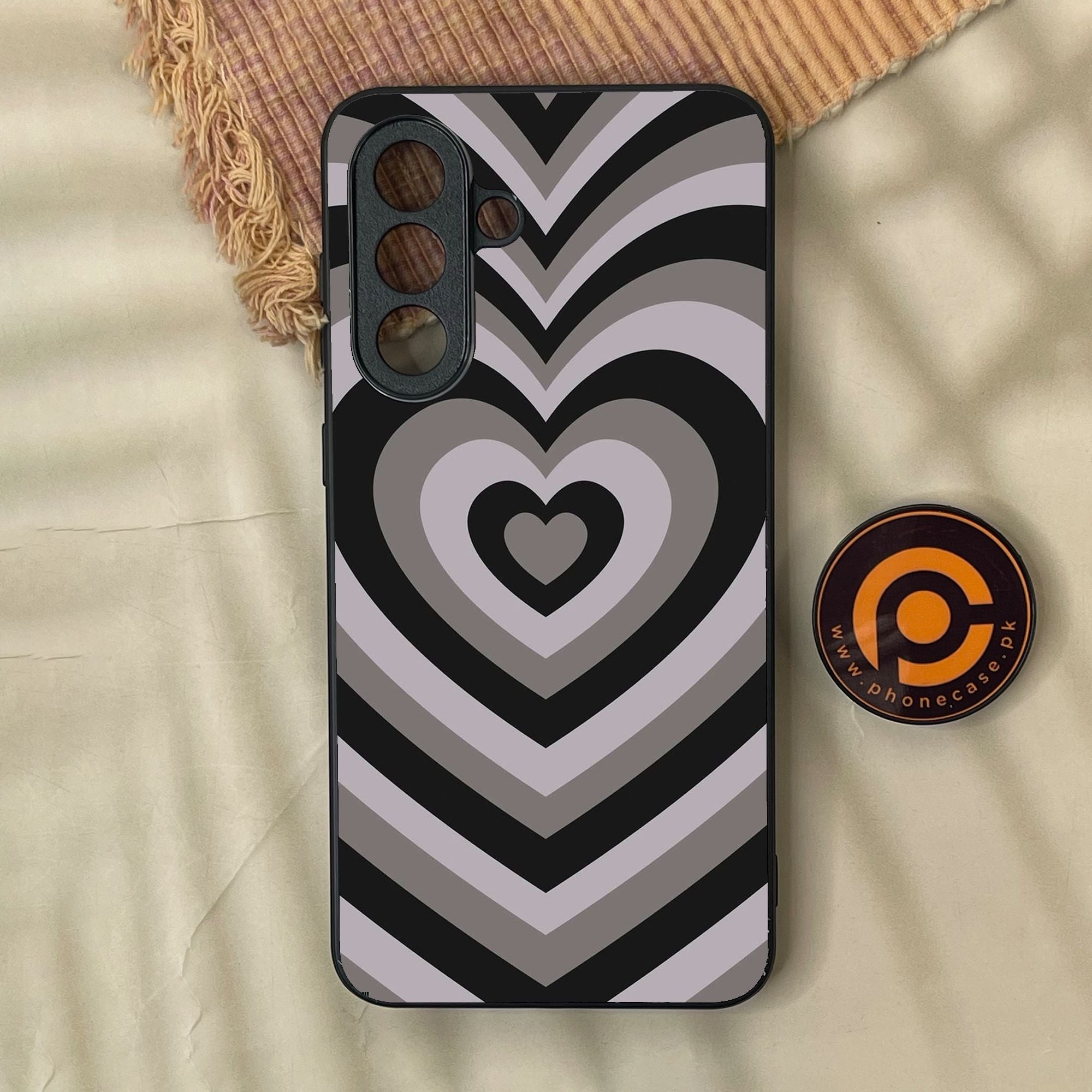 Samsung Galaxy A37 - Heartbeat Design 1 - Premium Metal Printed Soft Bumper Shock Proof Case