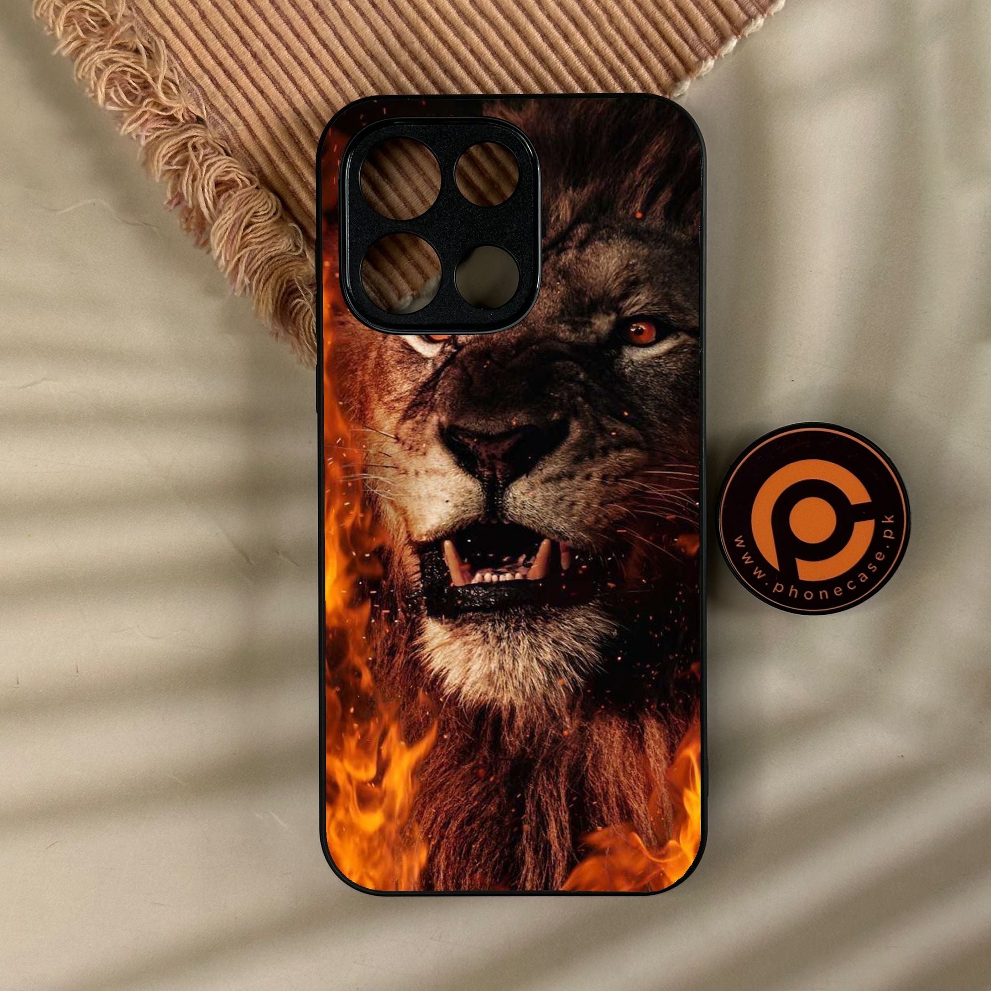 OnePlus Turbo 6 - Tiger Design 2 - Premium Metal Printed Soft Bumper Shock Proof Case