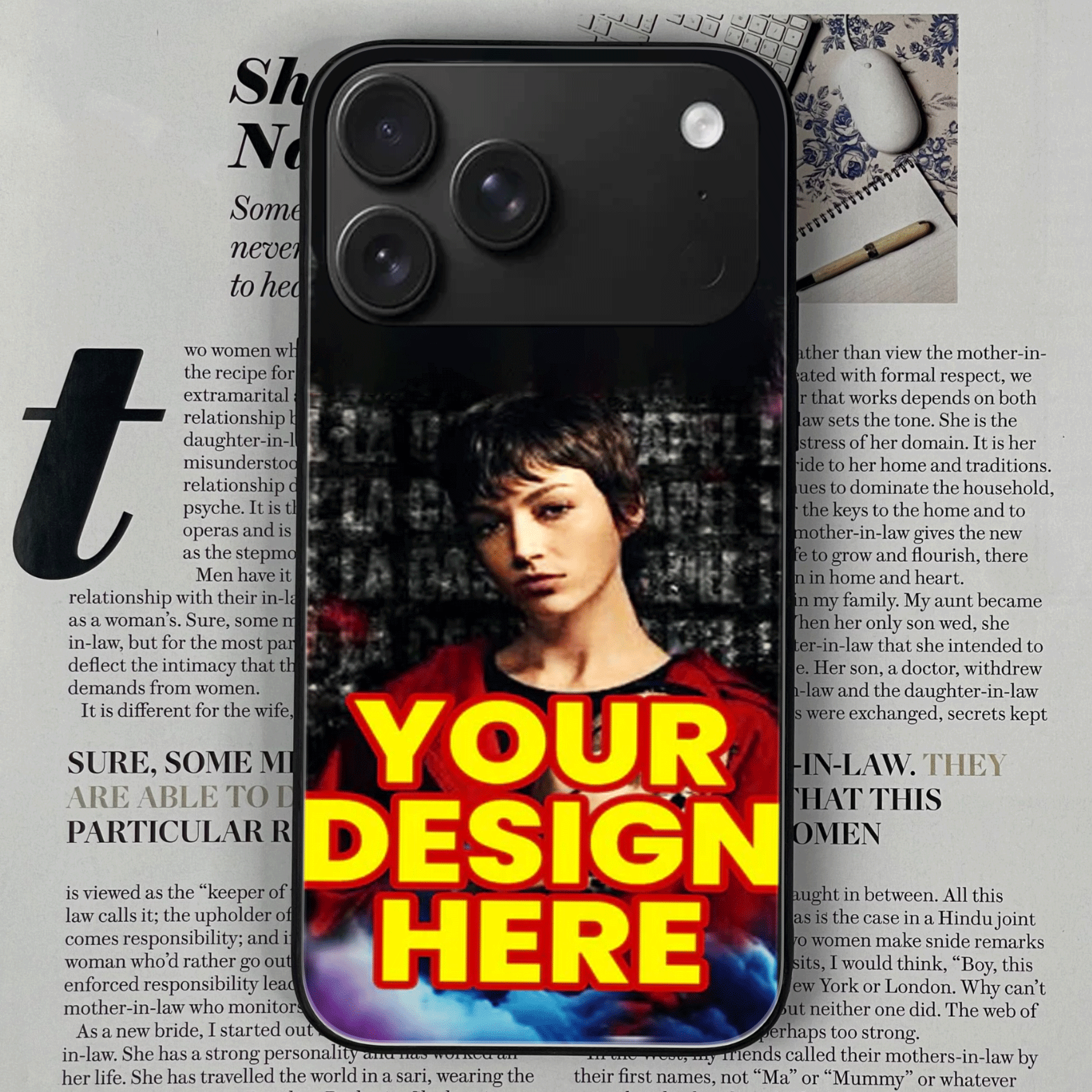 Iphone 17 pro Customized Own Premium Glossy Phone Case