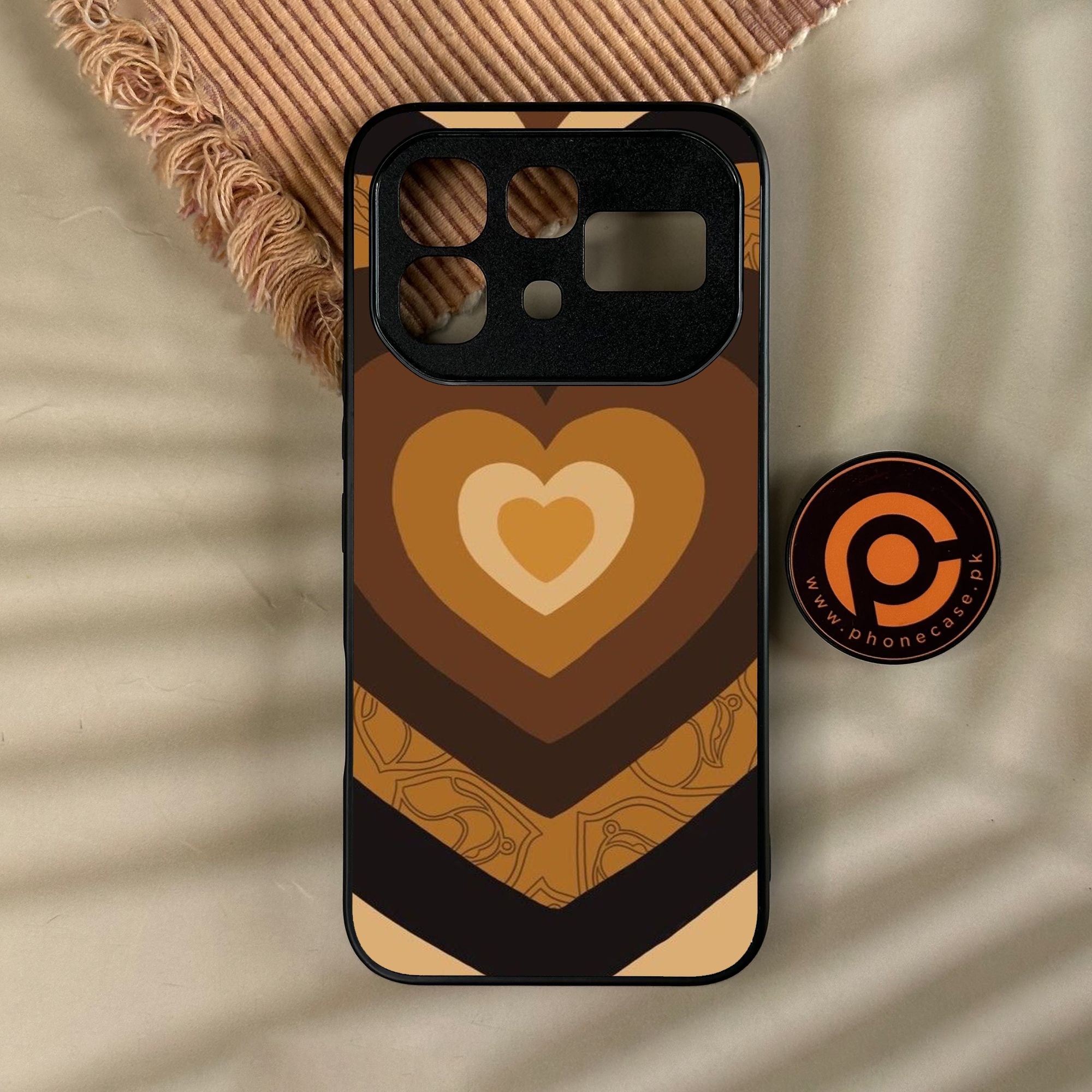 Infinix Note 60 - Heart 2.0 Design 5 - Premium Metal Printed Soft Bumper Shock Proof Case