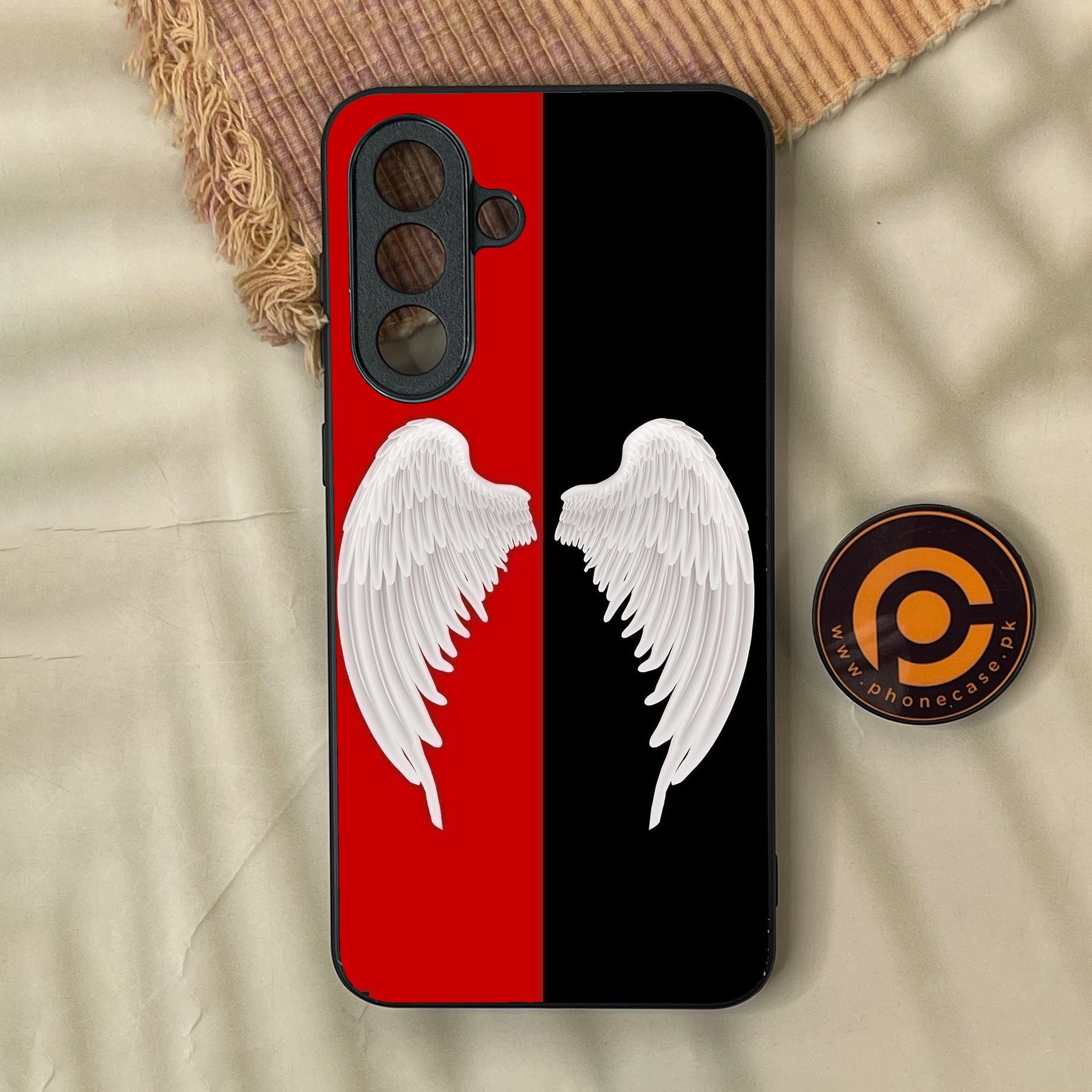 Samsung Galaxy A37 - Angel 2.0 Design 4 - Premium Metal Printed Soft Bumper Shock Proof Case