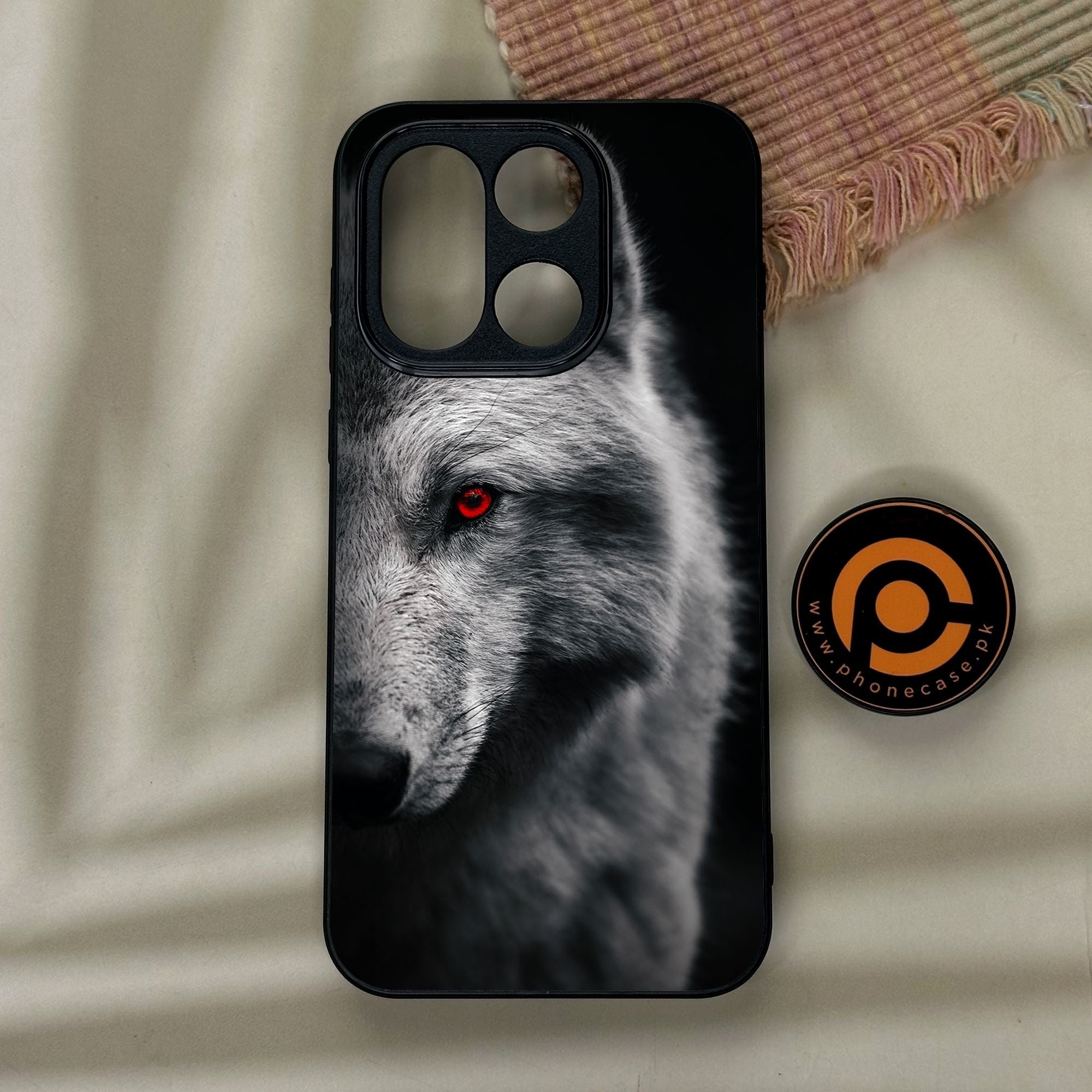 OnePlus 15 - Wolf Design 10 - Premium Metal Printed Soft Bumper Shock Proof Case