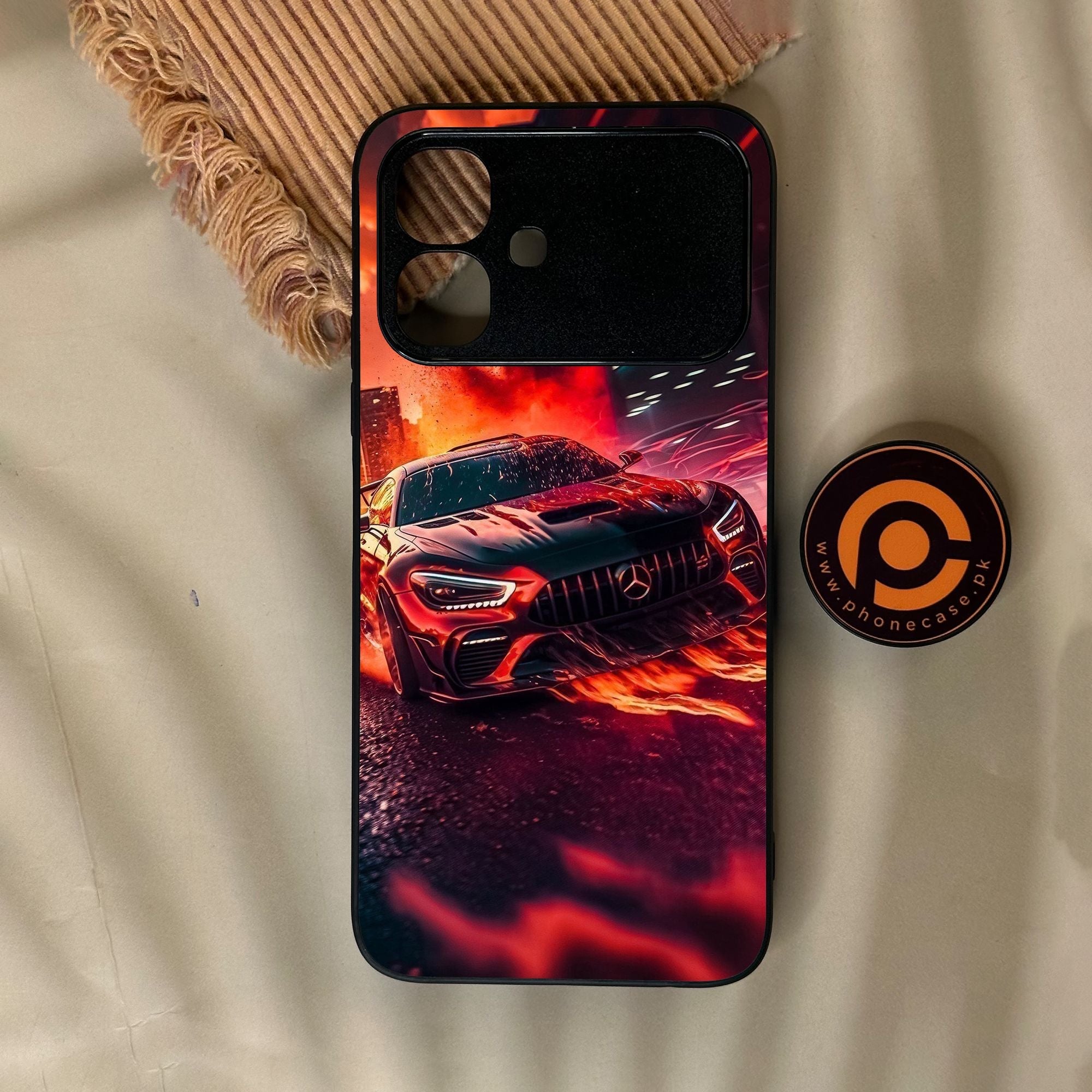 Infinix Smart 20 - Racing Series 2.0 Design 8 - Premium Metal Printed Soft Bumper Shock Proof Case
