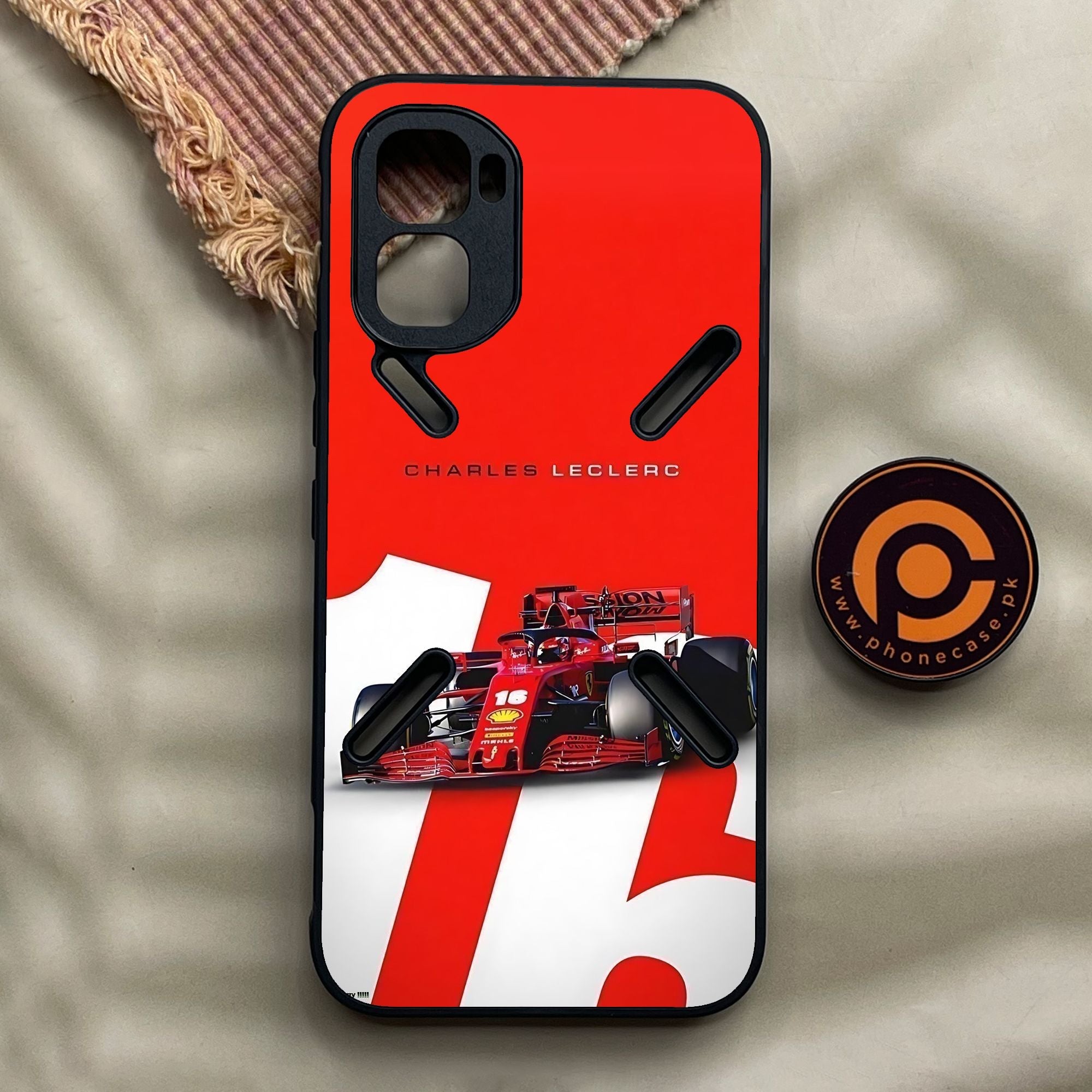 Infinix GT 50 Pro - Formula 1 Design 10 - Premium Metal Printed Soft Bumper Shock Proof Case