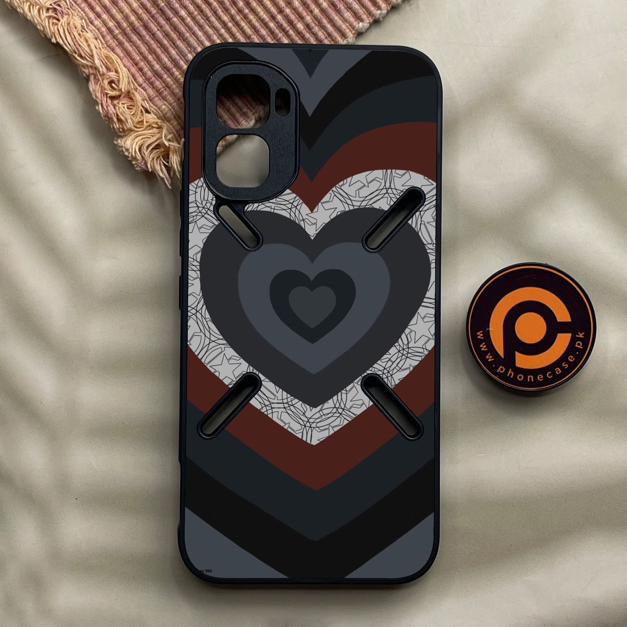 Infinix GT 50 Pro - Heart 2.0 Design 7 - Premium Metal Printed Soft Bumper Shock Proof Case