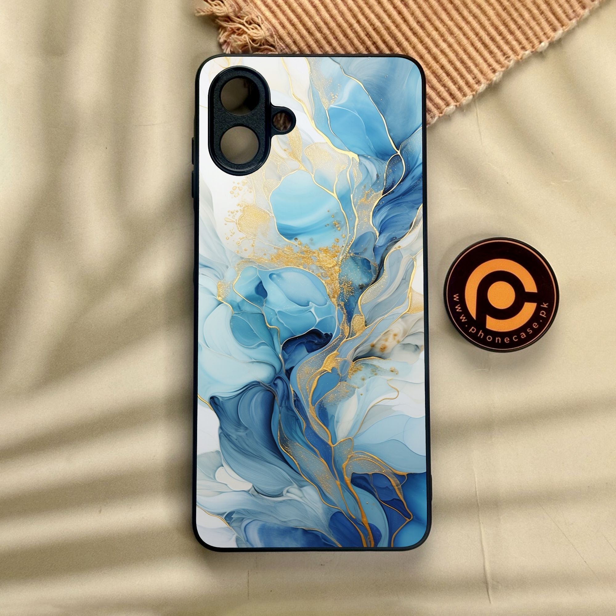 Samsung Galaxy A07 - Liquid 2.0 Design 1 - Premium Metal Printed Soft Bumper Shock Proof Case