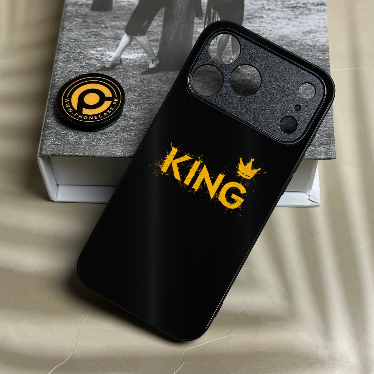 Iphone 18 Pro Max - King Design 2 - Premium Metal Printed Soft Bumper Shock Proof Case
