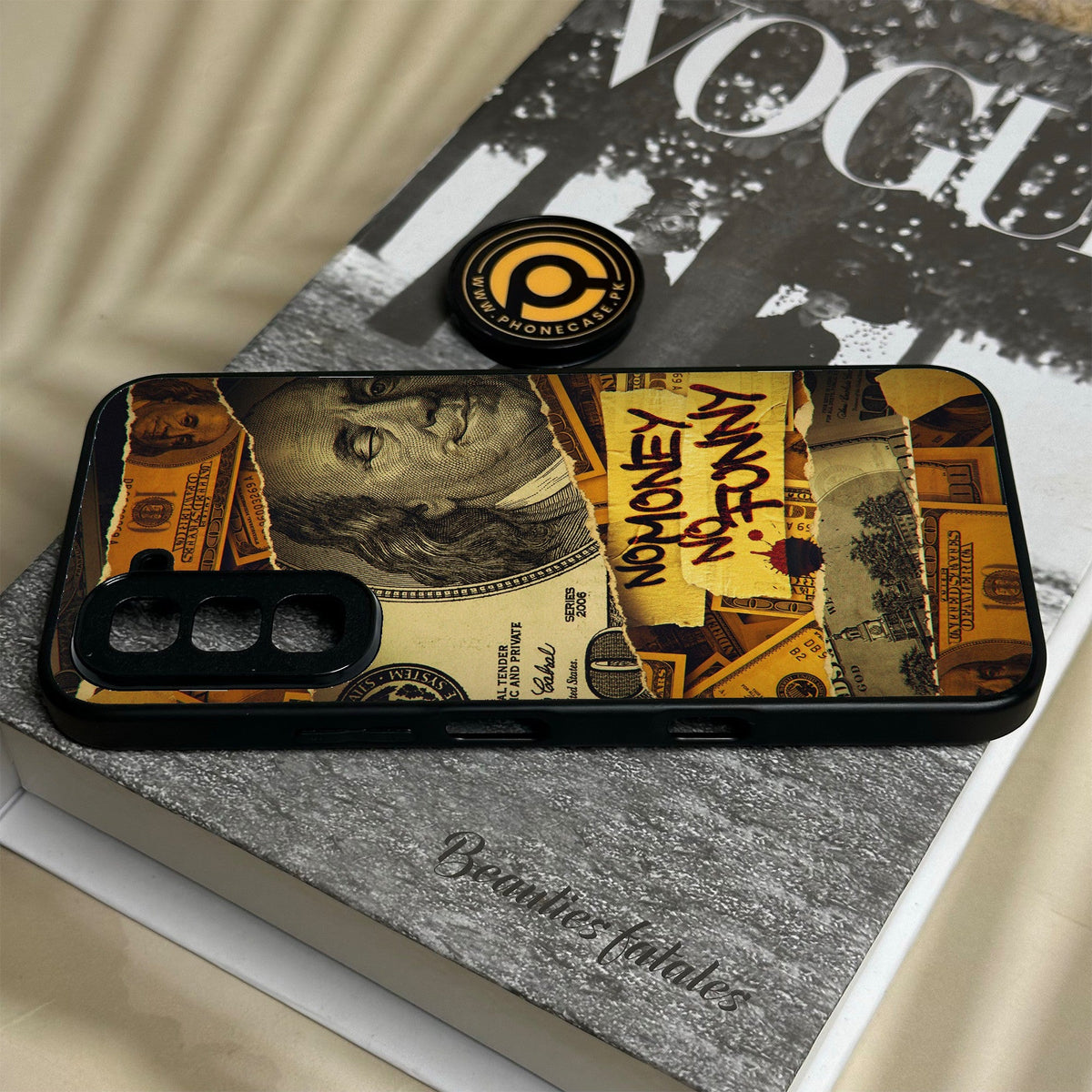 Infinix Hot 70 - Dollar Design 1 - Premium Metal Printed Soft Bumper Shock Proof Case