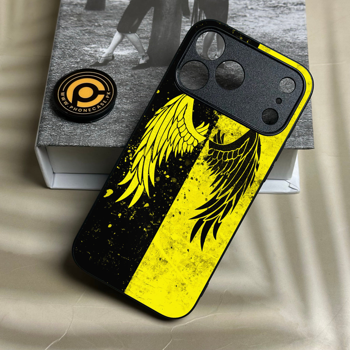 Iphone 18 Pro - Angel 2.0 Design 1 - Premium Metal Printed Soft Bumper Shock Proof Case