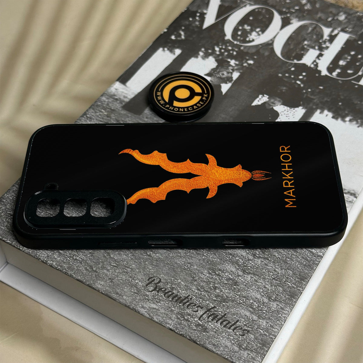 Infinix Hot 70 - Markhor Design 12 - Premium Metal Printed Soft Bumper Shock Proof Case
