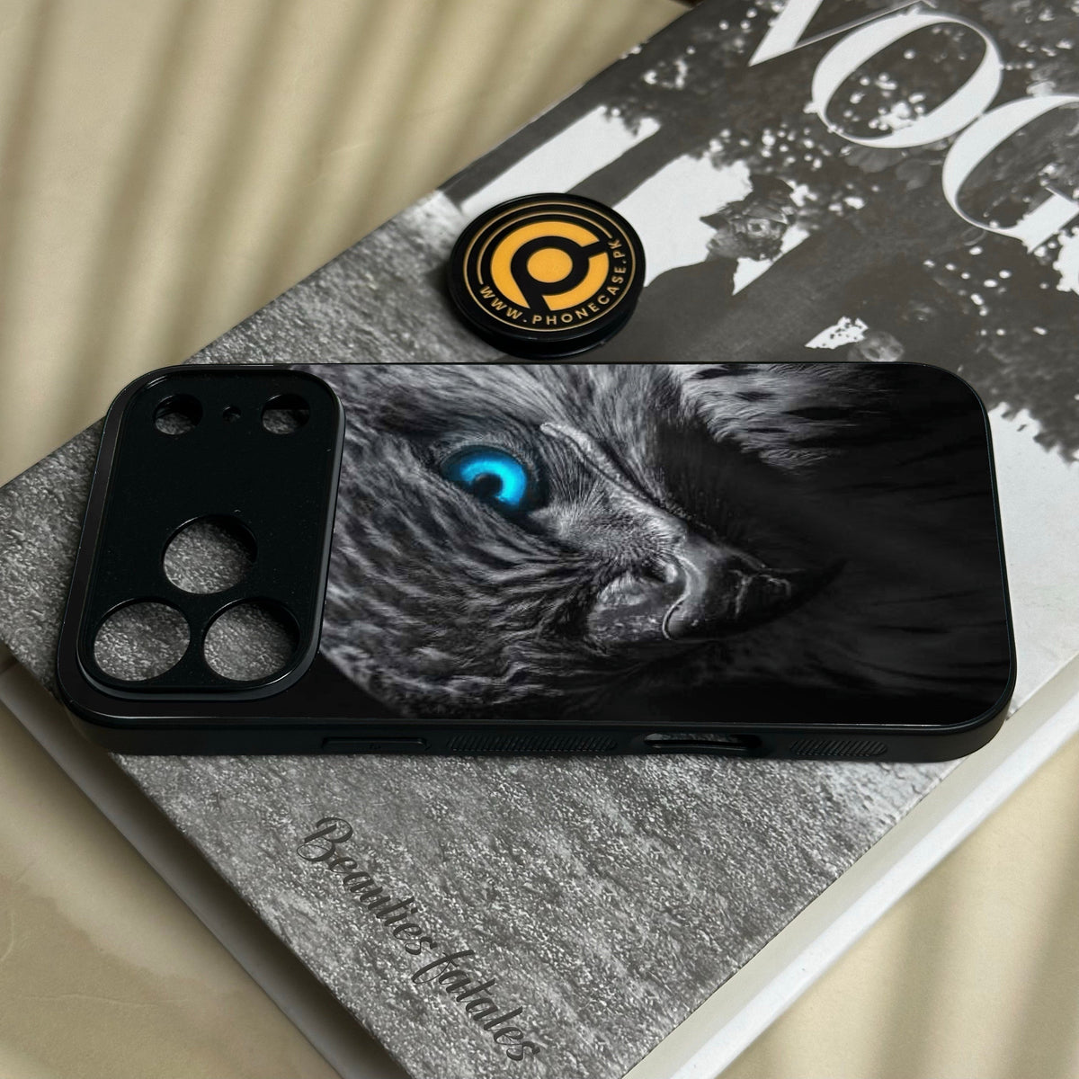 Iphone 18 Pro Max - Black Art Design 2 - Premium Metal Printed Soft Bumper Shock Proof Case