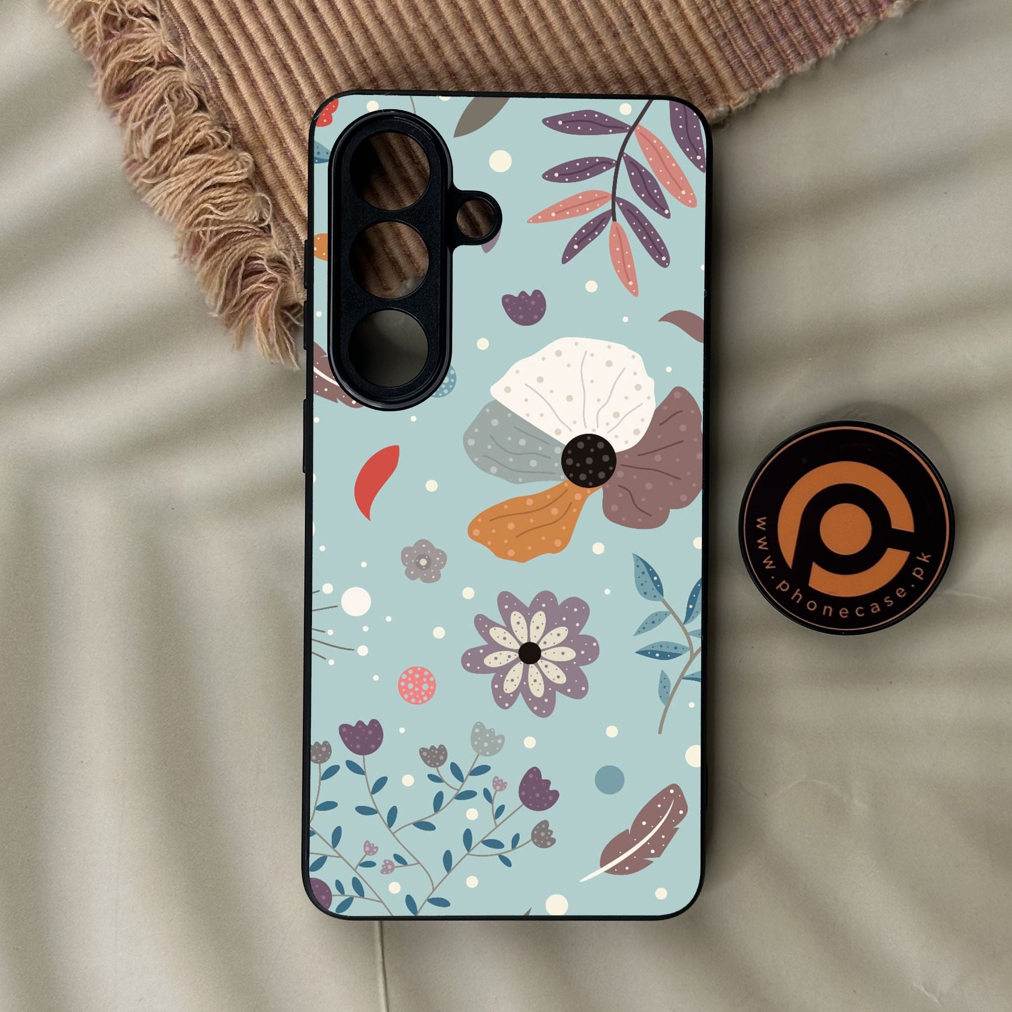 Galaxy S26 - Floral Series Design 5 - Premium Metal Printed Soft Bumper Shock Proof Case