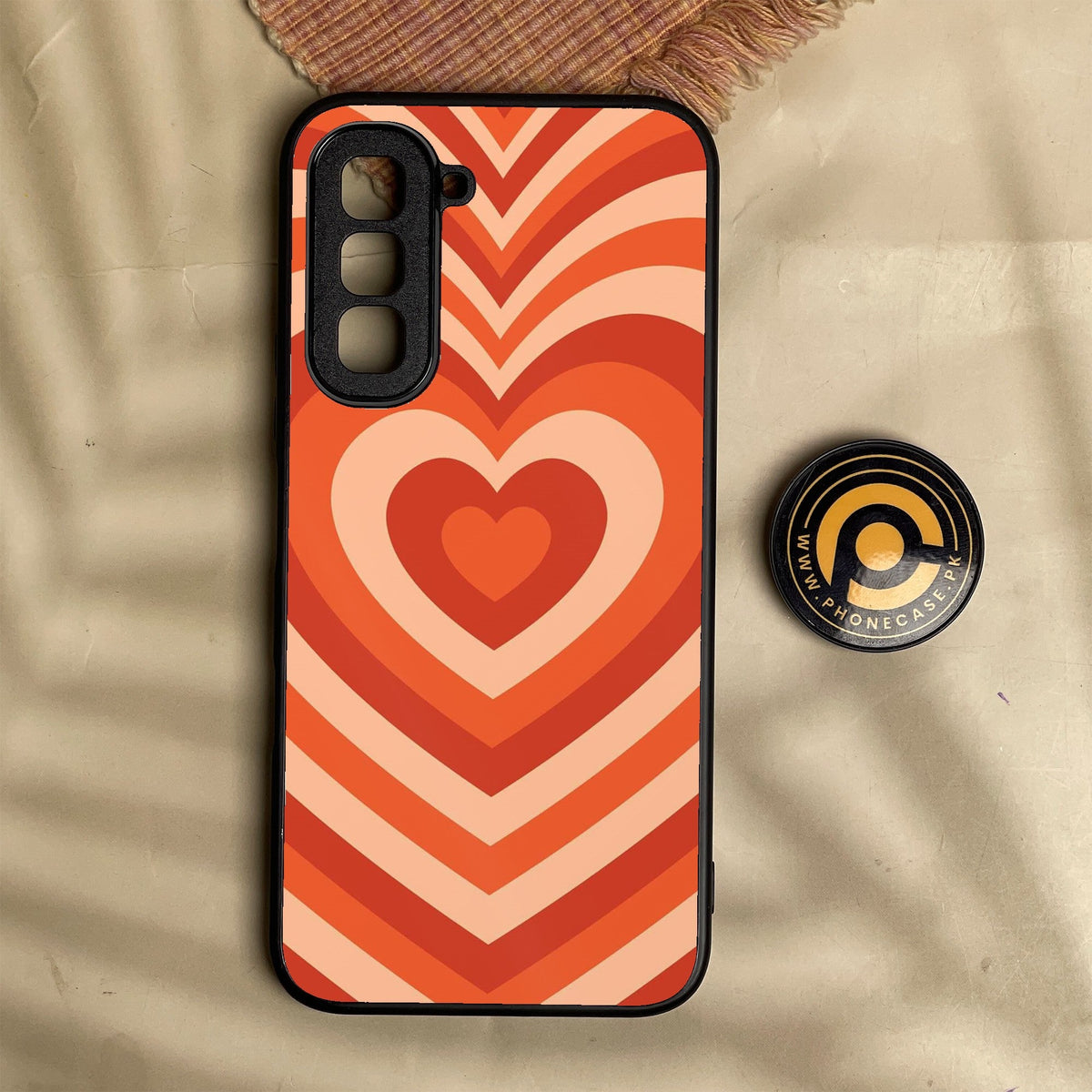 Infinix Hot 70 - Heartbeat Design 9 - Premium Metal Printed Soft Bumper Shock Proof Case