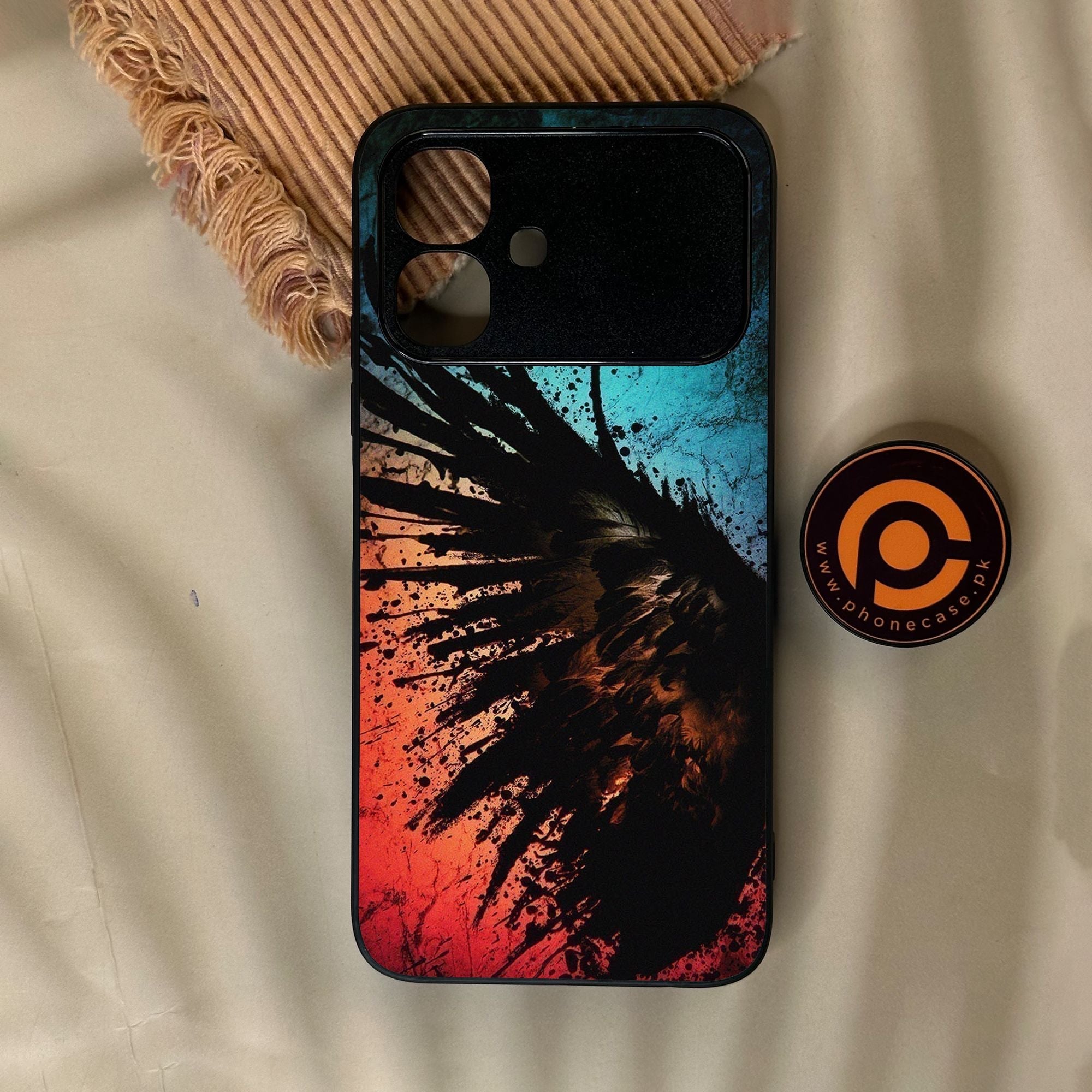 Infinix Smart 20 - Angel 2.0 Design 9 - Premium Metal Printed Soft Bumper Shock Proof Case